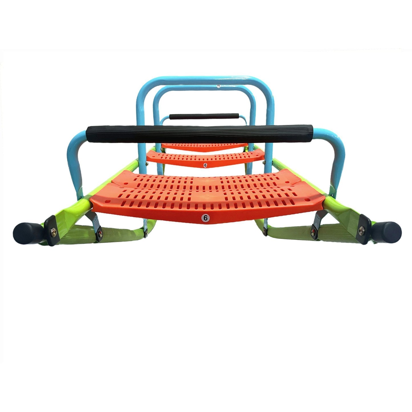 High Quality Kids Seesaw Playground Equipment - Outdoor Children Rocker, Blue/Green, Steel Tube - Ages 3+