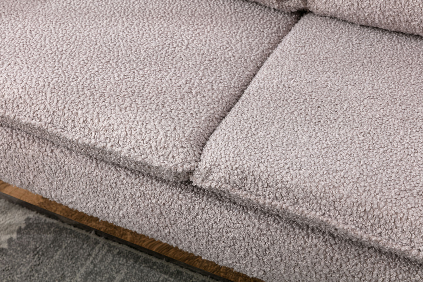 COOLMORE Sofa: Accent Loveseat with Iron Feet - Comfortable and Stylish Furniture for Your Home Décor