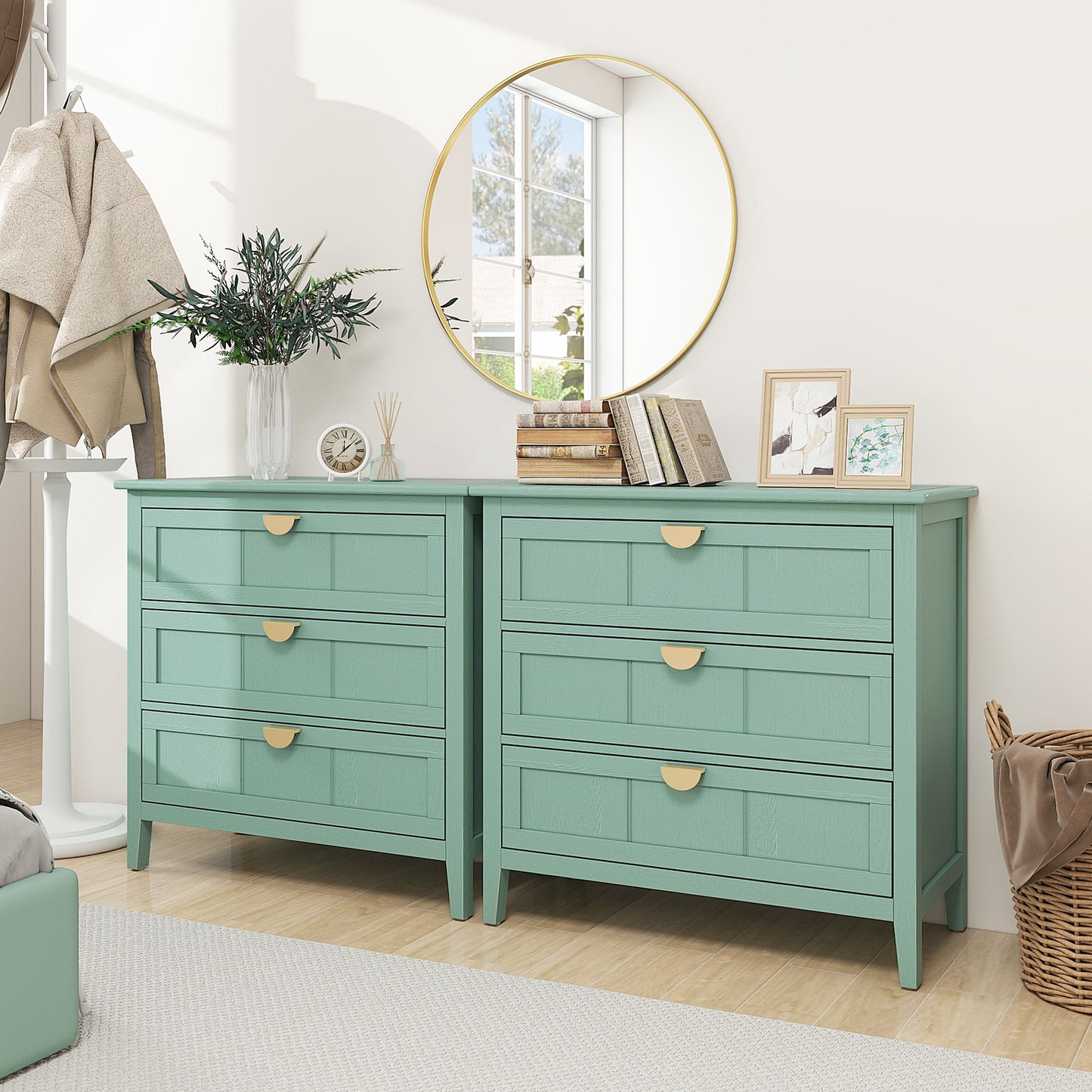 3 Drawer Chest of Cabinet Dresser Suitable for Bedroom Living Room