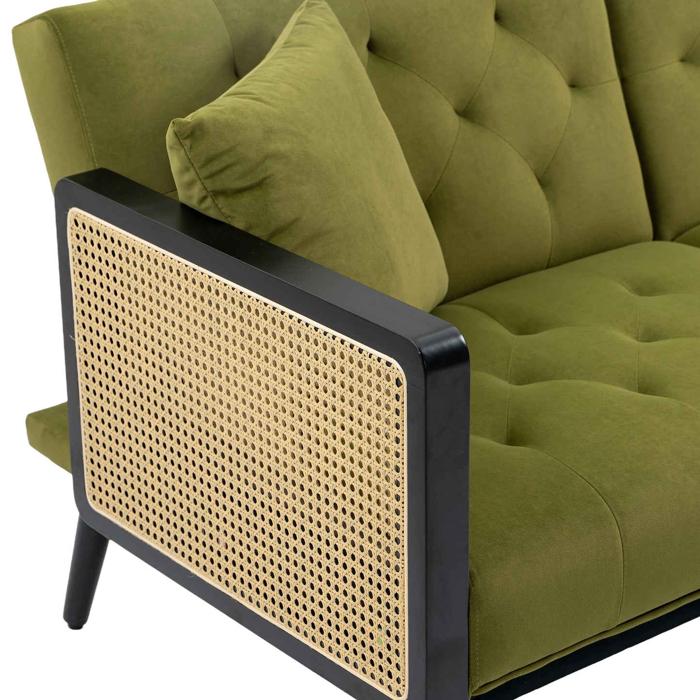 COOLMORE Velvet Sofa: Accent Loveseat with Metal Feet - Stylish and Comfortable Furniture for Your Living Space