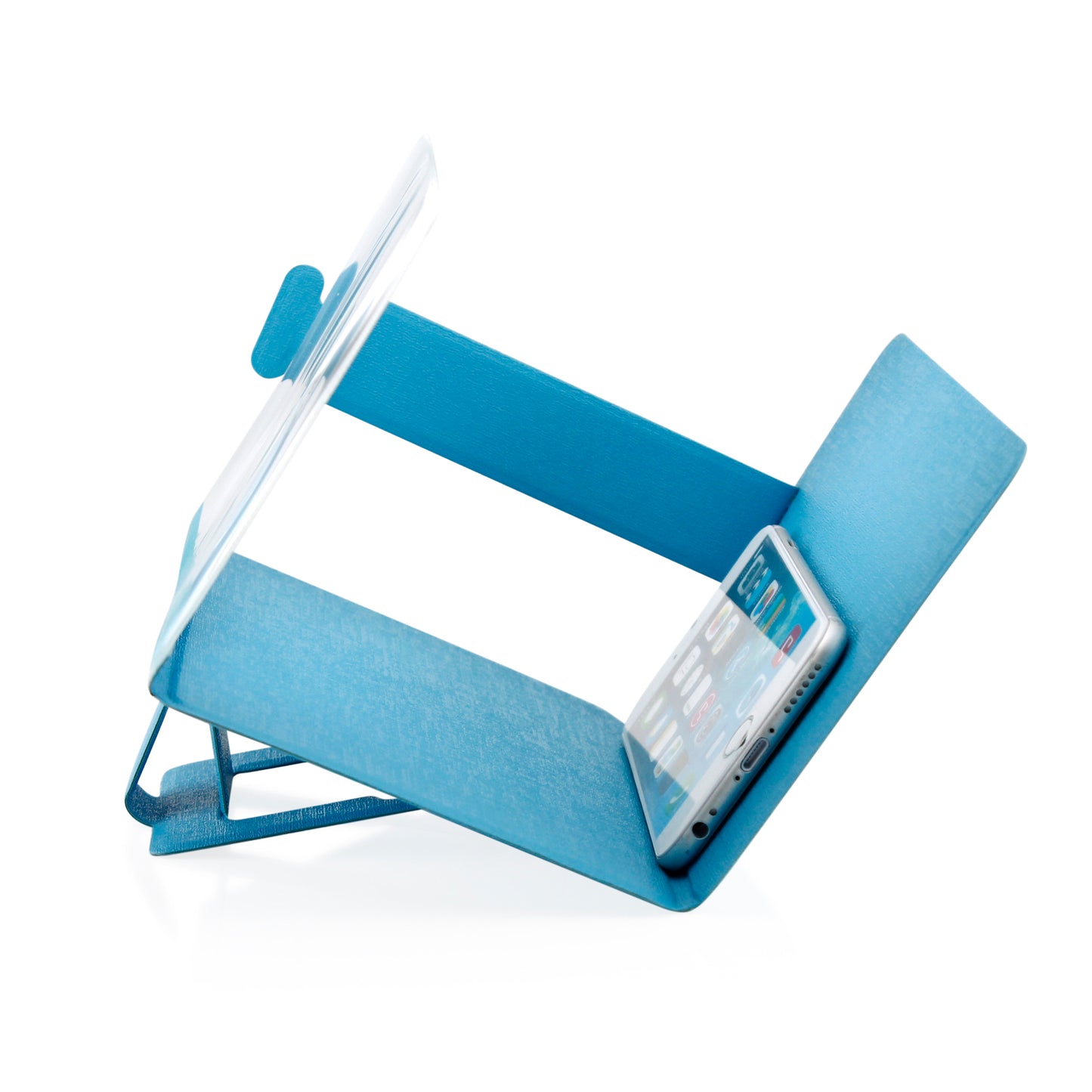 OCT17 Phone Screen Magnifier Cellphone Projector Enlarged Amplifier Mobile Bracket Holder 3D HD Movie Video Stand Compatible with All Smartphone