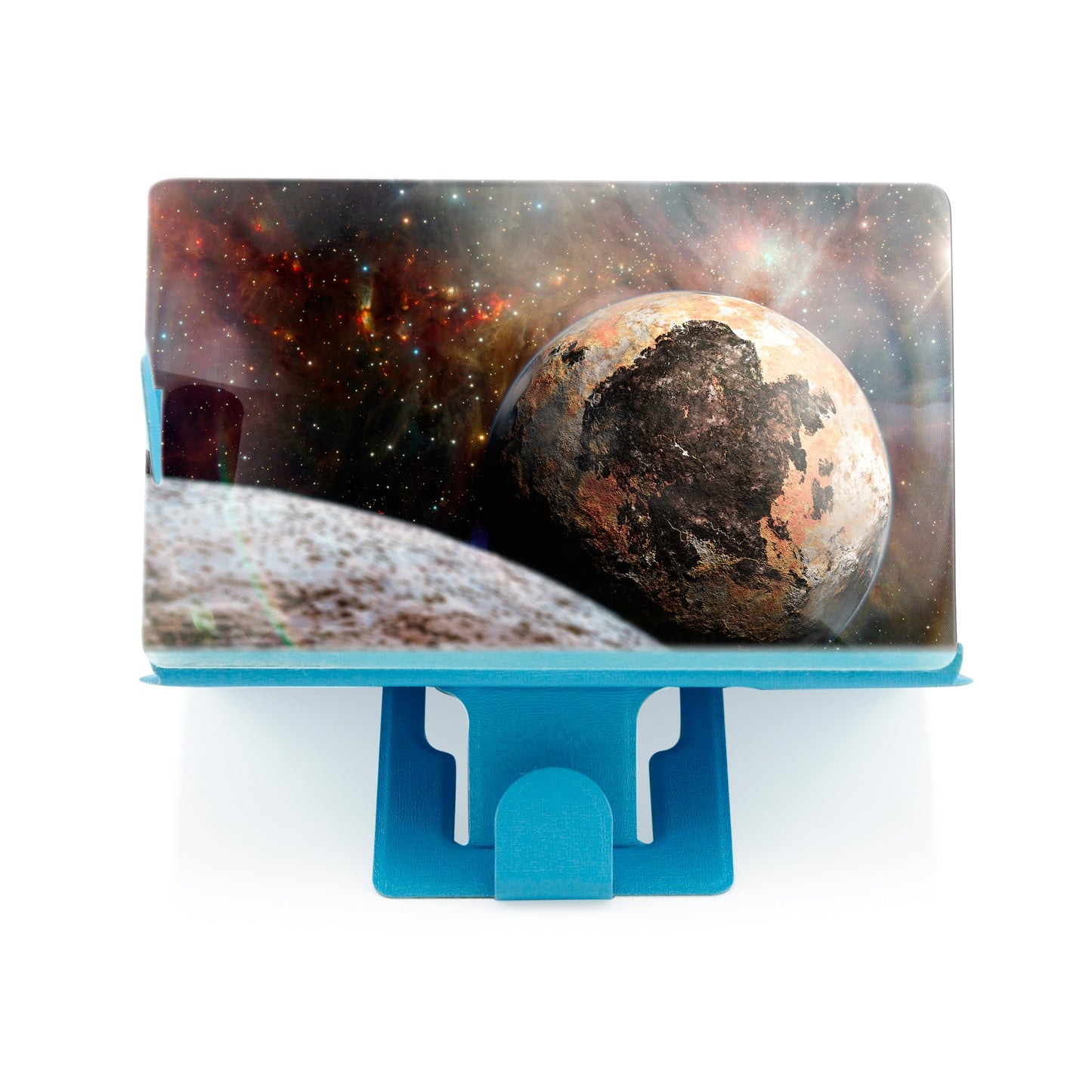 OCT17 Phone Screen Magnifier Cellphone Projector Enlarged Amplifier Mobile Bracket Holder 3D HD Movie Video Stand Compatible with All Smartphone
