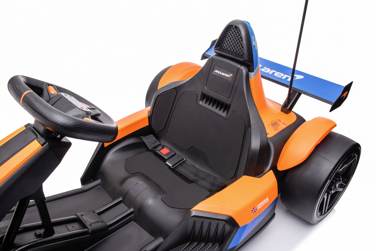 Licensed 24V Battery Powered Drift Car: Patented McLaren Go Kart, 12km/h Speed, Color Options