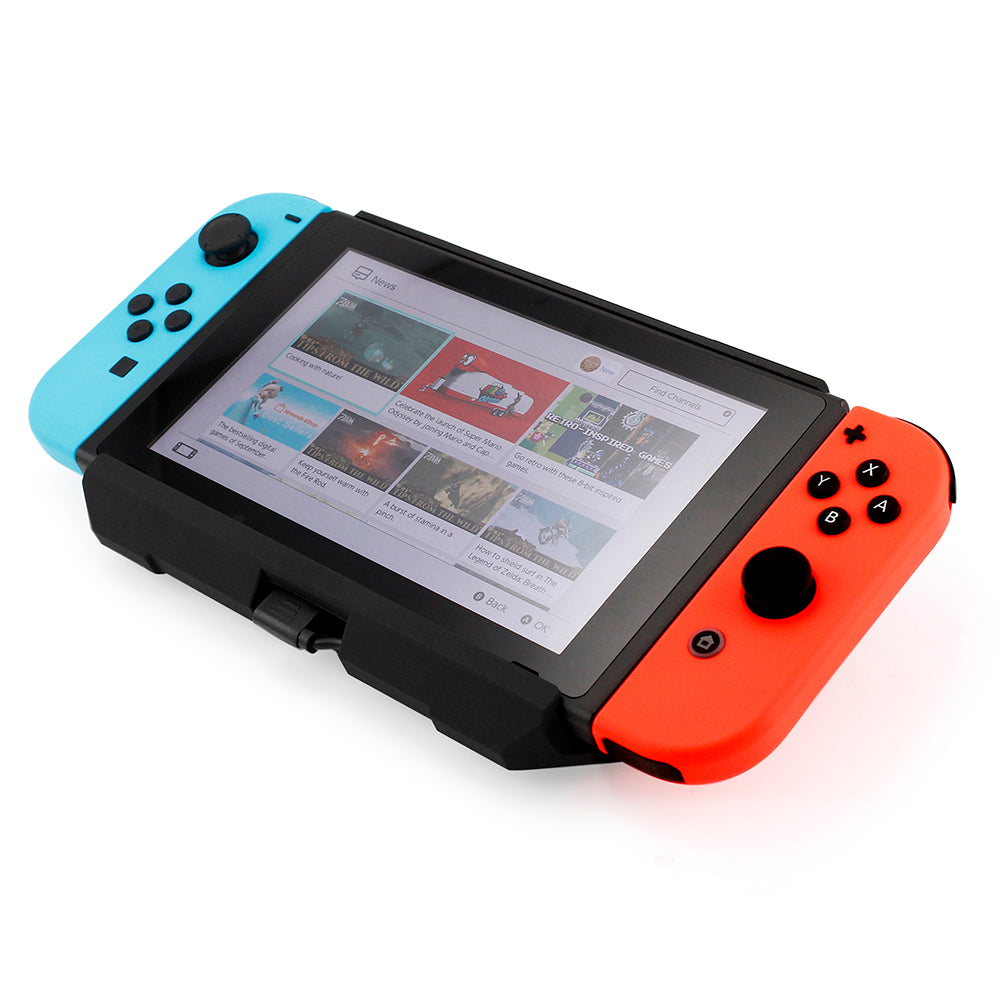 OCT17 Battery Charger Case Compatiable with Nintendo Switch 10000mAh Power Bank Pack USB-C PD Technology Extended Travel Charge Stand Portable Battery Backup