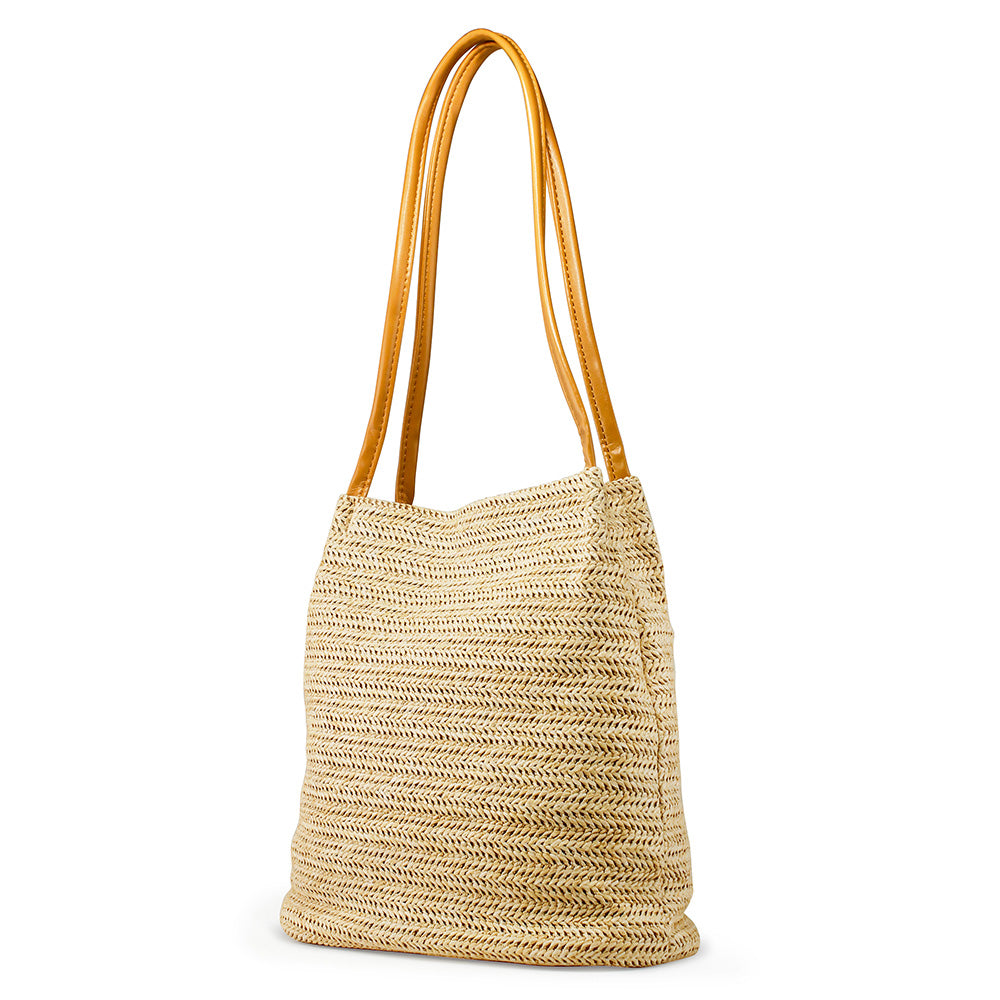 Women Straw Beach Bag tote Shoulder Bag Summer Handbag