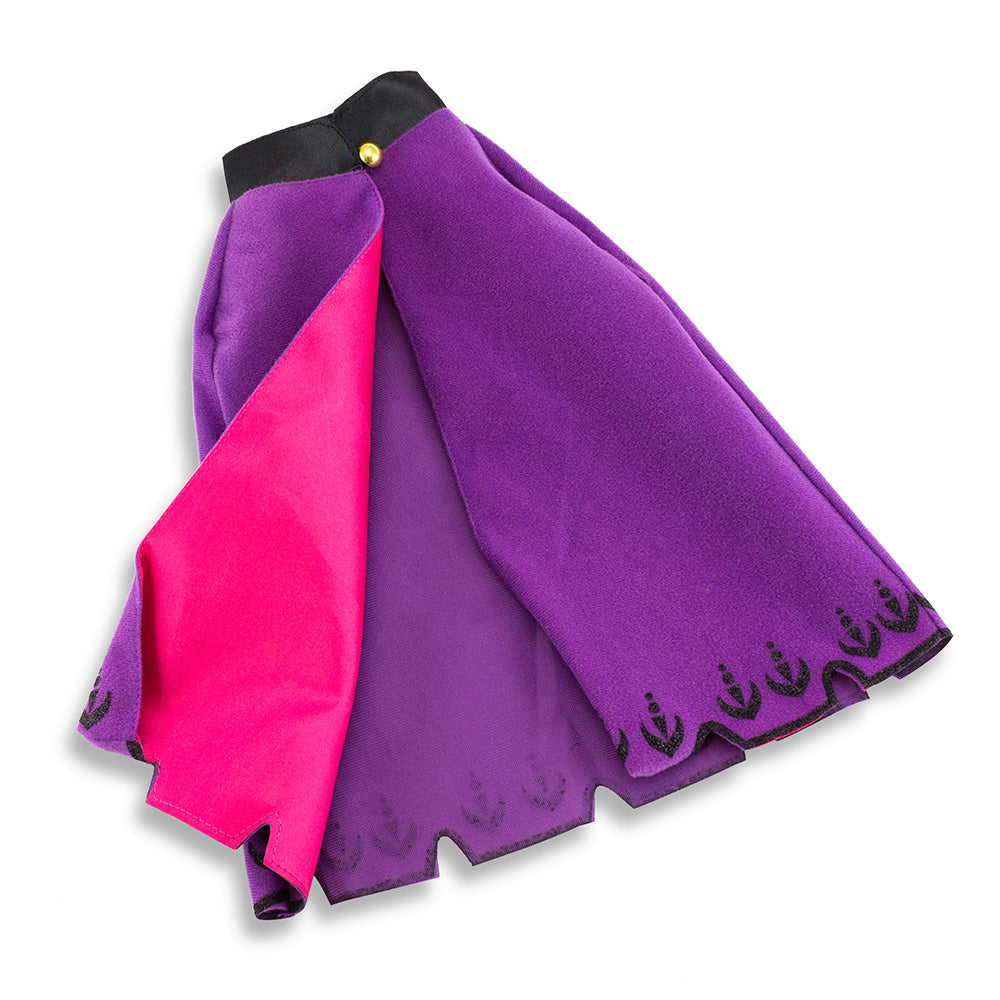 OCT17 Fits Compatible with American Girl 18" Princess Dress 18 Inch Doll Clothes Outfit Set Costume (Purple)