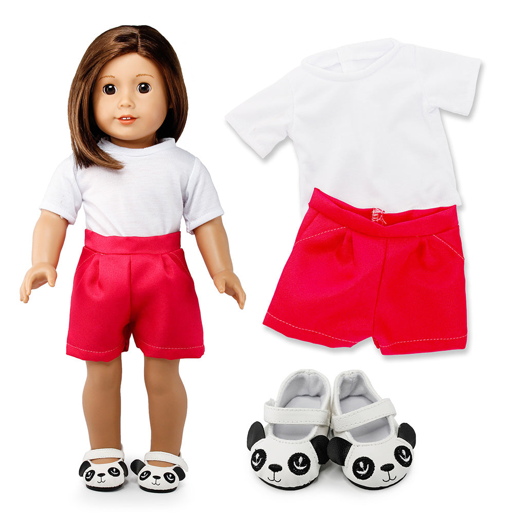 Oct17 Doll Clothes for American Girl 18? inch Dolls Wardrobe Makeover Outift Dressy Raincoat Casual Dress Boots Bundle