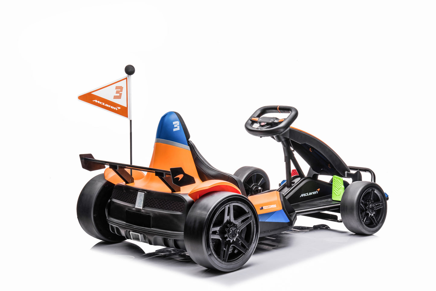 Licensed 24V Battery Powered Drift Car: Patented McLaren Go Kart, 12km/h Speed, Color Options