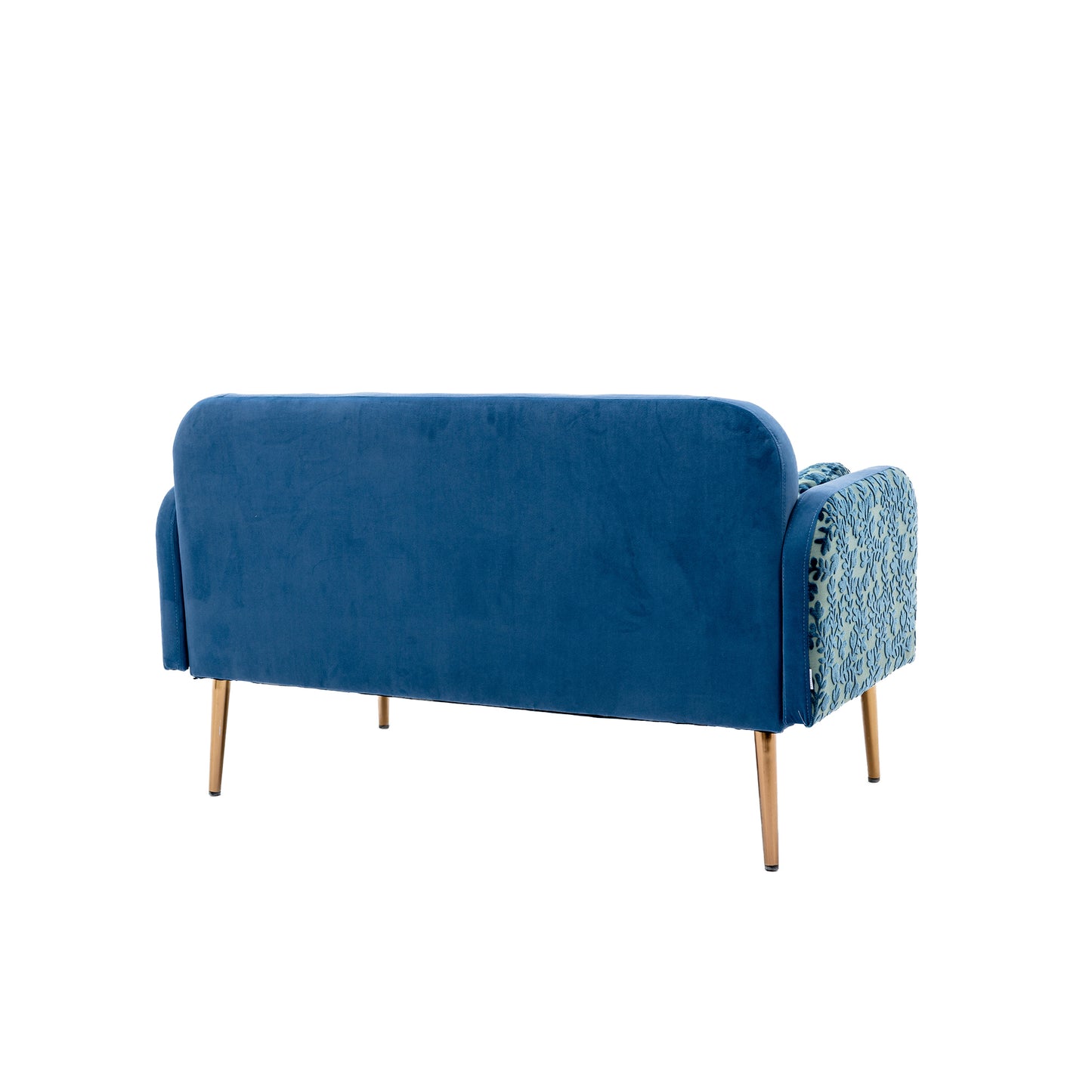 COOLMORE Velvet Sofa: Accent Loveseat with Metal Feet - Stylish, Comfortable, and Durable Furniture for Your Living Space