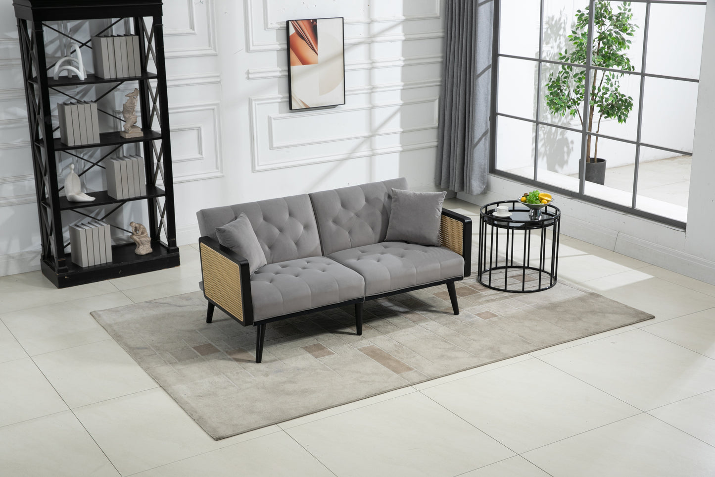 COOLMORE Velvet Sofa: Accent Loveseat with Metal Feet - Stylish, Comfortable, and Chic Design, Available in Multiple Sizes and Colors