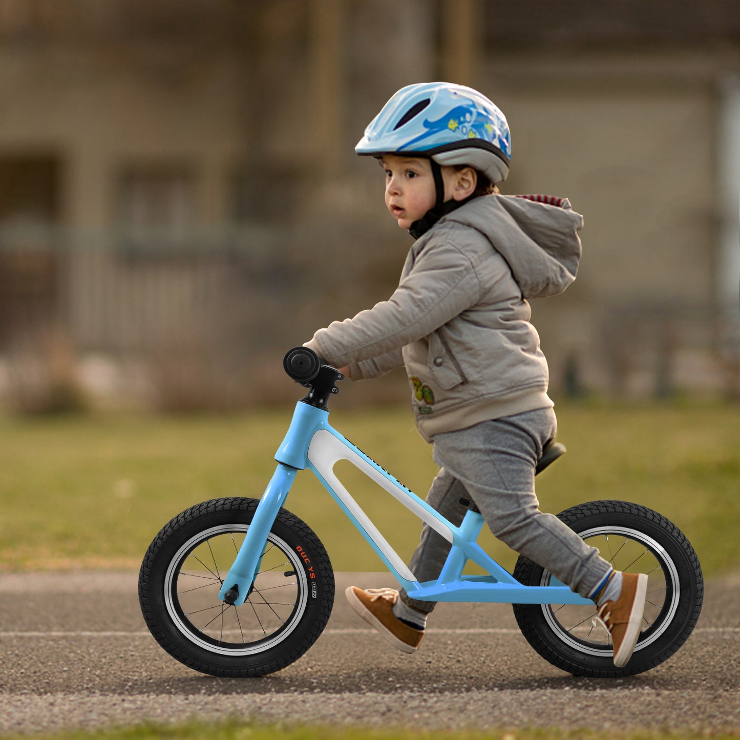 ECARPAT Balance Bike: Lightweight Magnesium Alloy Frame, 12" Rubber Foam Tires, Adjustable Seat | Kids' Sport Training Bicycle for Ages 1-5 Years