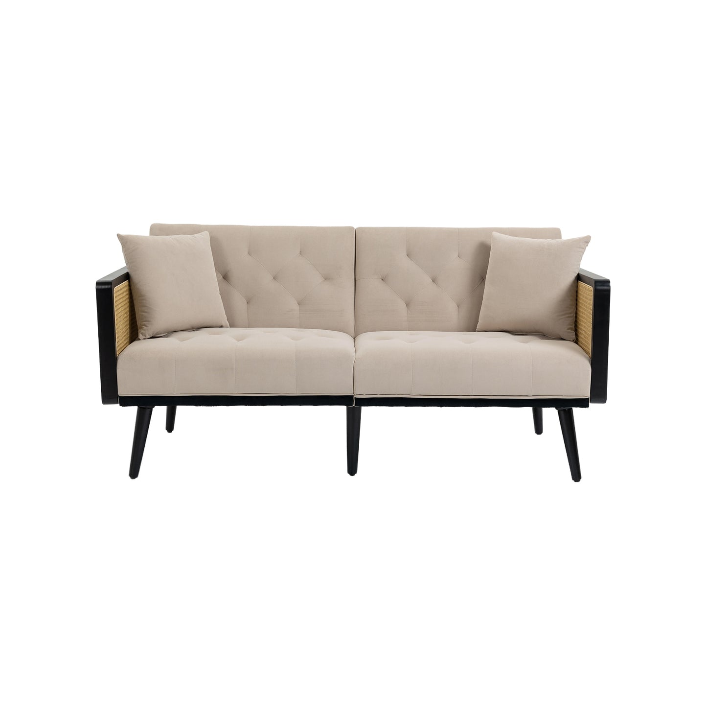COOLMORE Velvet Sofa: Accent Loveseat with Metal Feet - Stylish, Comfortable, Size Options, Multiple Colors