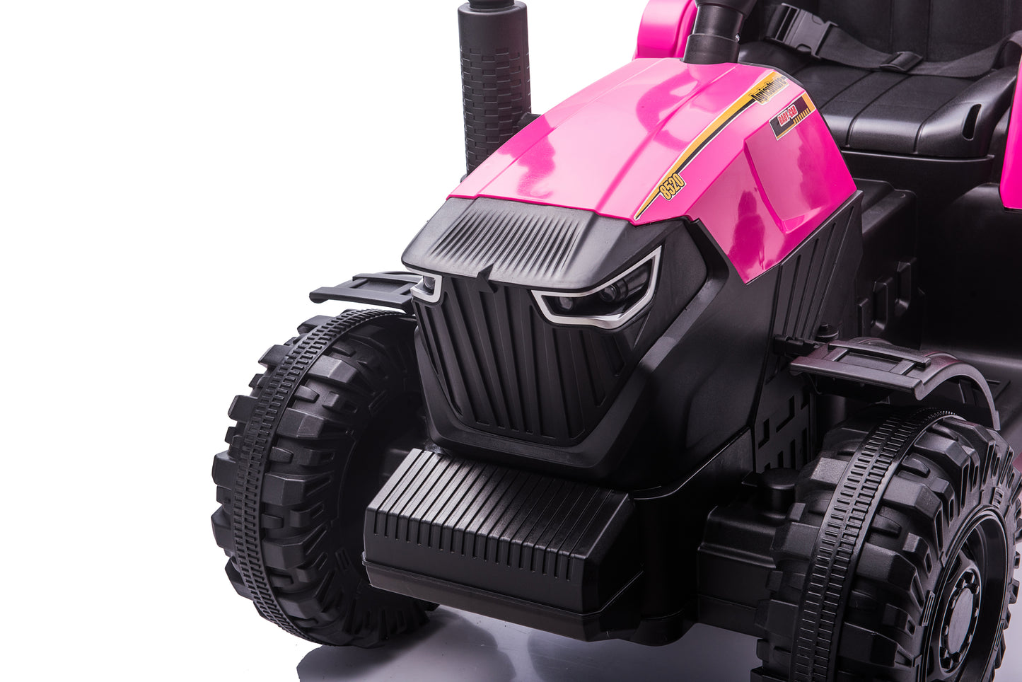 24V Tractor Double Drive Children Ride-on Car | 200W*2 Battery | Key Start | Forward/Backward | High/Low Speed | Tractor Sound | Front Light | USB & MP3 | Power Display | Volume | 12V9AH*2 | (Color/Size)