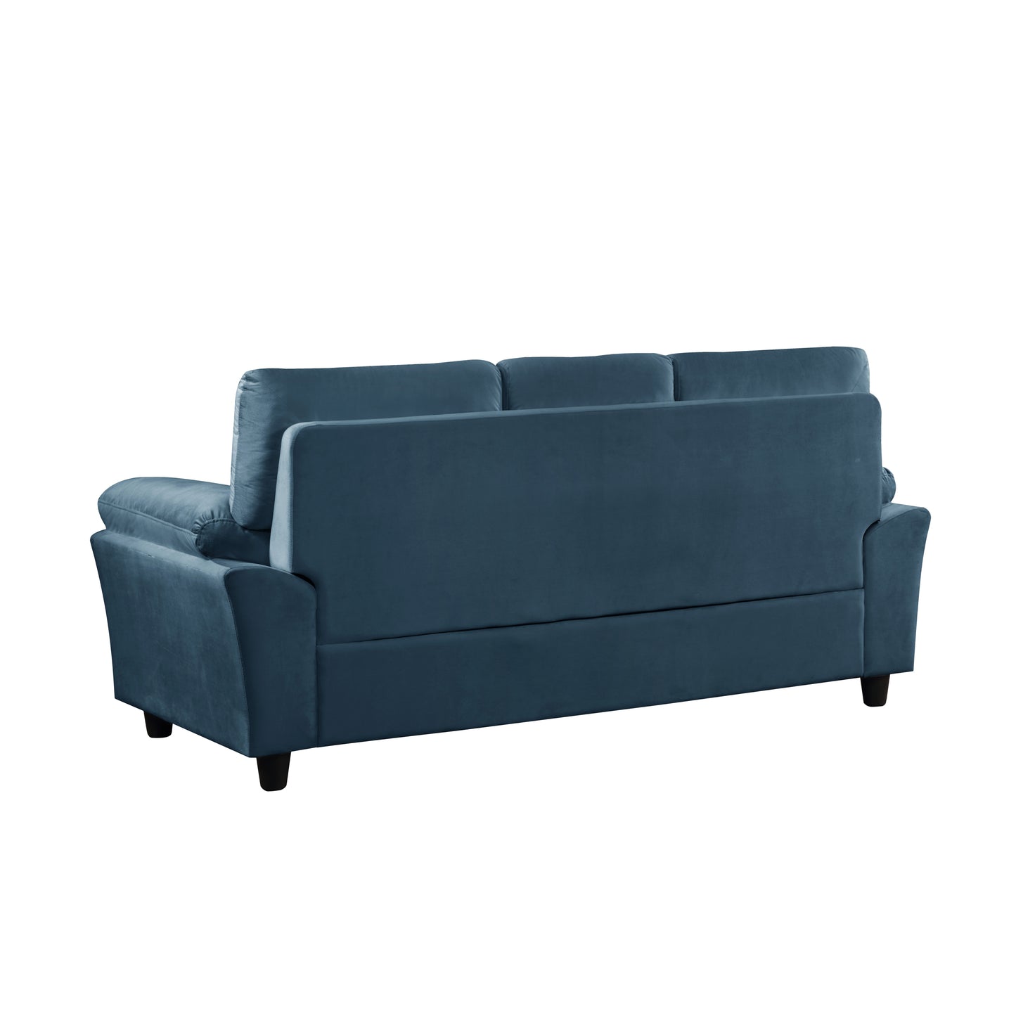 Set1+2+3 Sofa Velvet for Living Room, Bedroom, Office - Blue, Comfortable, Stylish, Versatile Seating Solution