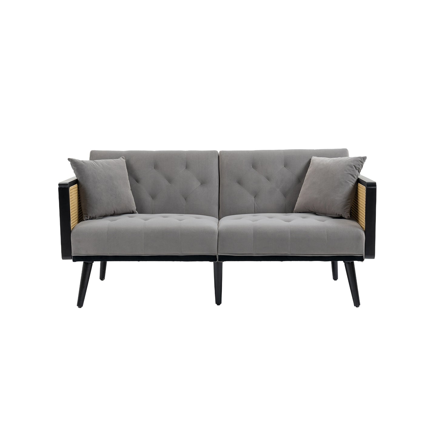 COOLMORE Velvet Sofa: Accent Loveseat with Metal Feet - Stylish, Comfortable, and Chic Design, Available in Multiple Sizes and Colors