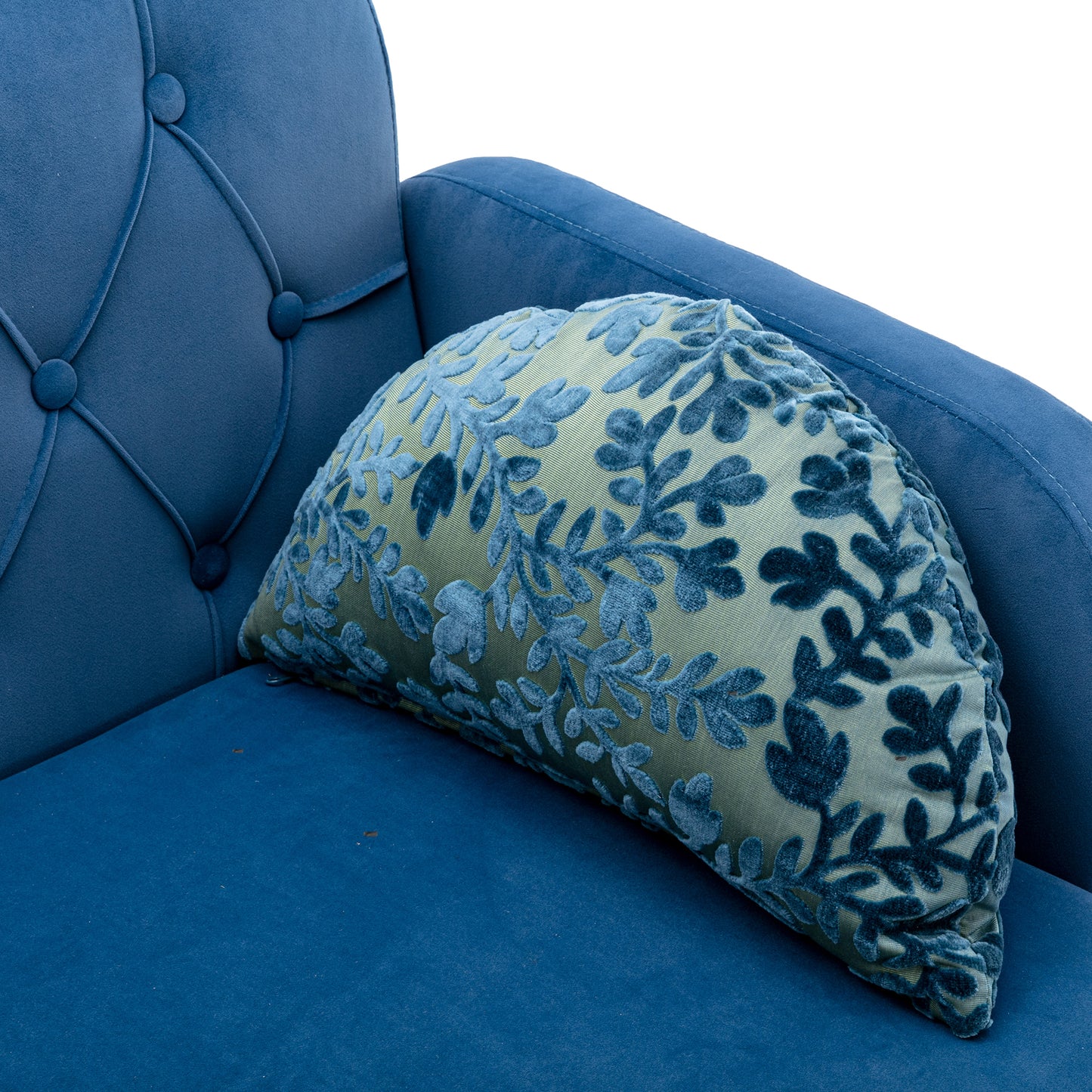 COOLMORE Velvet Sofa: Accent Loveseat with Metal Feet - Stylish, Comfortable, and Durable Furniture for Your Living Space