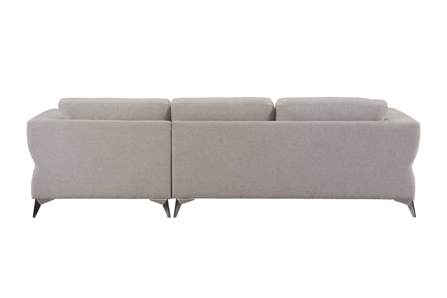Josiah Sectional Sofa in Sand Fabric - Comfortable and Stylish Seating for Your Living Space, 1Set/2Ctn, 55095