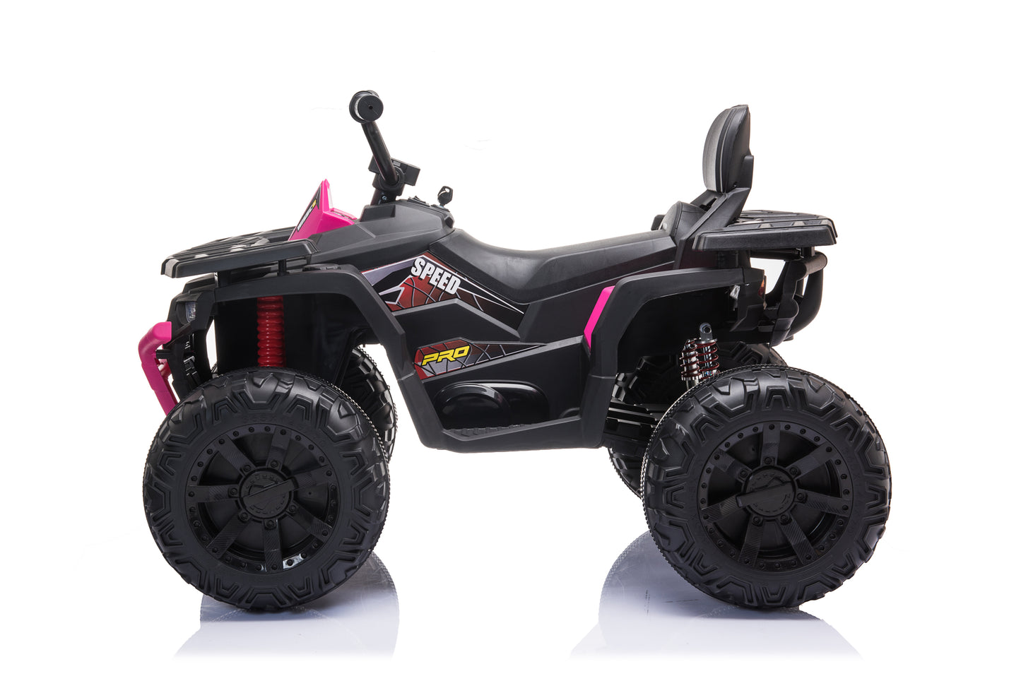 24V ATV Double Drive Children Ride-on Car with 200W*2 12V4.5AH*2 Forward & Backward, High & Low Speed, Music, Light, USB, MP3, Power Display, Volume - 8 Colors & 2 Sizes