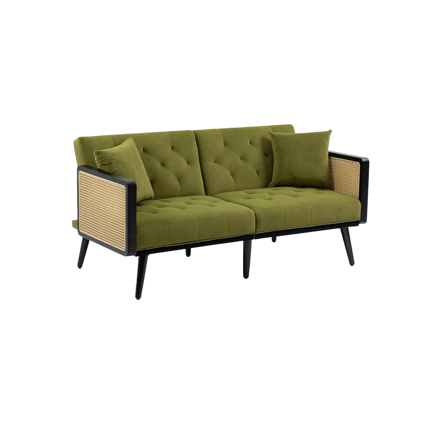 COOLMORE Velvet Sofa: Accent Loveseat with Metal Feet - Stylish and Comfortable Furniture for Your Living Space