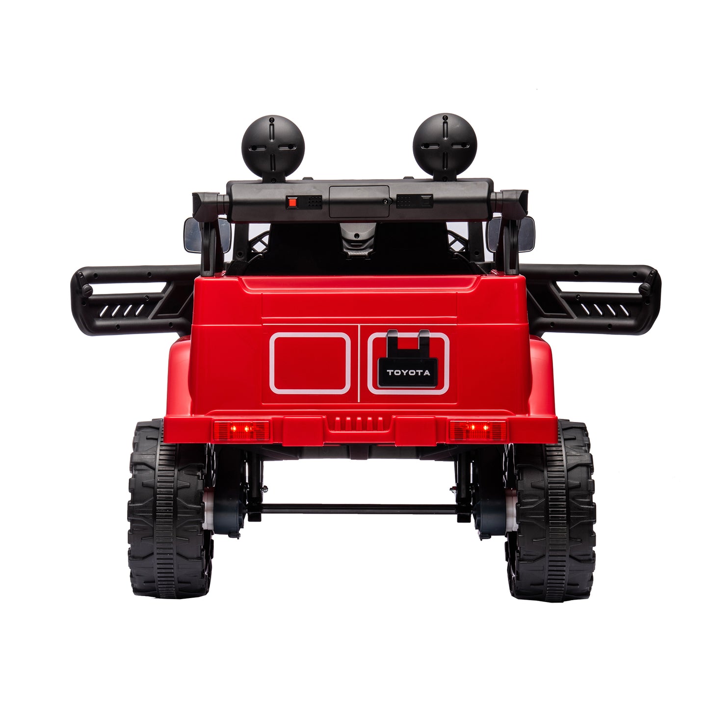 Licensed Toyota FJ Cruiser 12V Kids Ride On Car - Remote Control, Adjustable Speed, Power Display, USB/MP3/Bluetooth, LED Light, Safety Belt (Various Colors/Sizes)