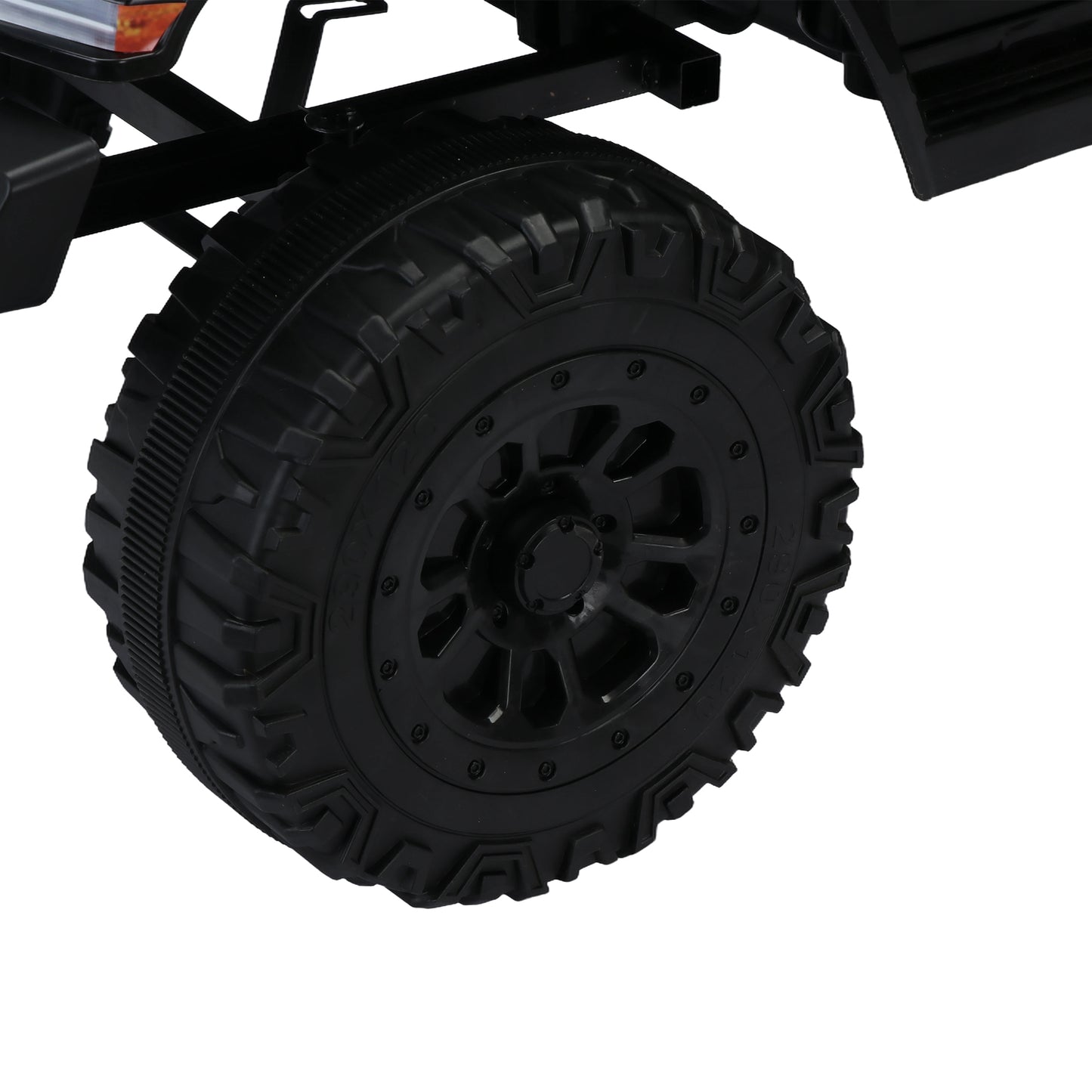 12V7A Kids Ride on Truck 2.4G with Parents Remote Control, Electric Car for Kids, Three Speed Adjustable, Power Display, USB, MP3, Bluetooth, LED Light, Three-Point Safety Belt - Ride on Truck Car for Kid