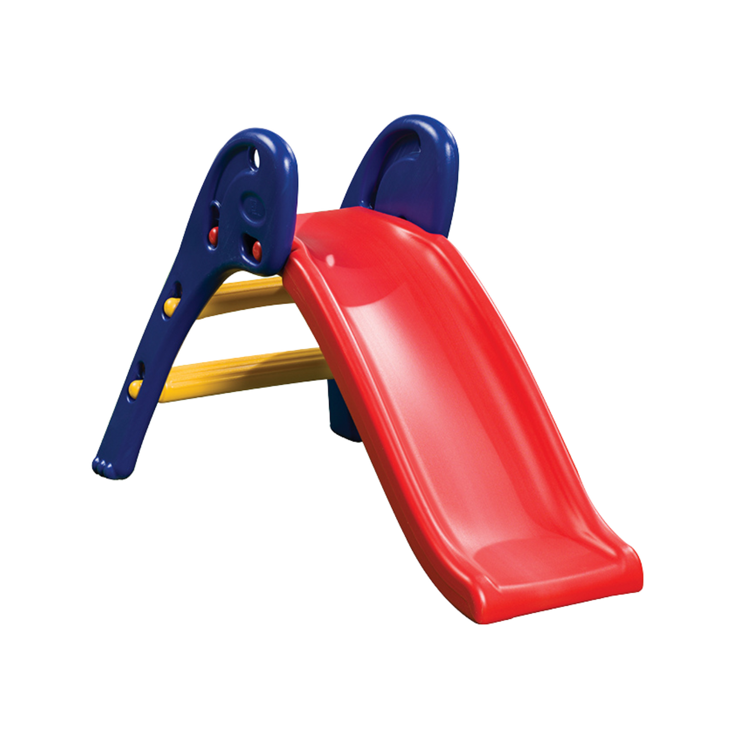 Kids Plastic Foldable Slide - CE Proved Indoor Playground Equipment - Blue/Red/Yellow (XSL001)