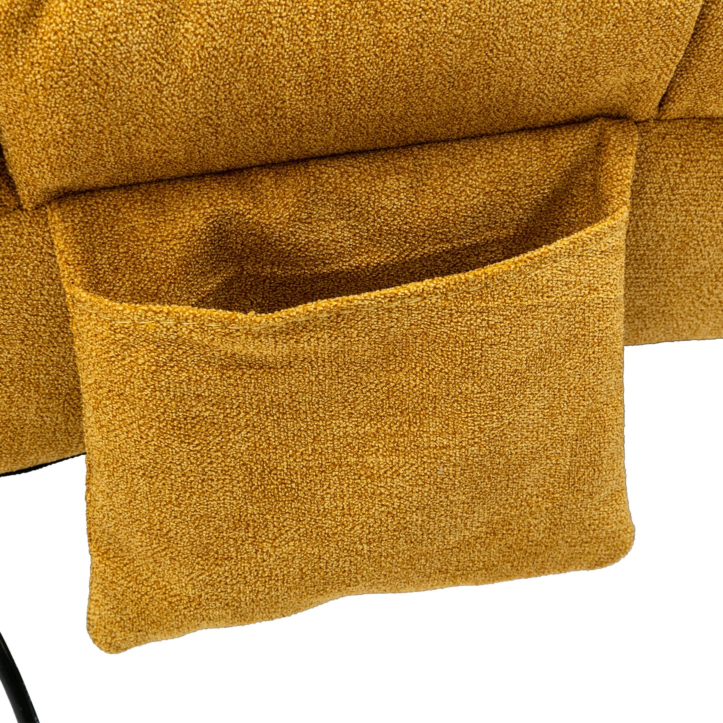 Linen Chaise Lounge Indoor Chair: Modern Long Lounger for Office or Living Room - COOLMORE.