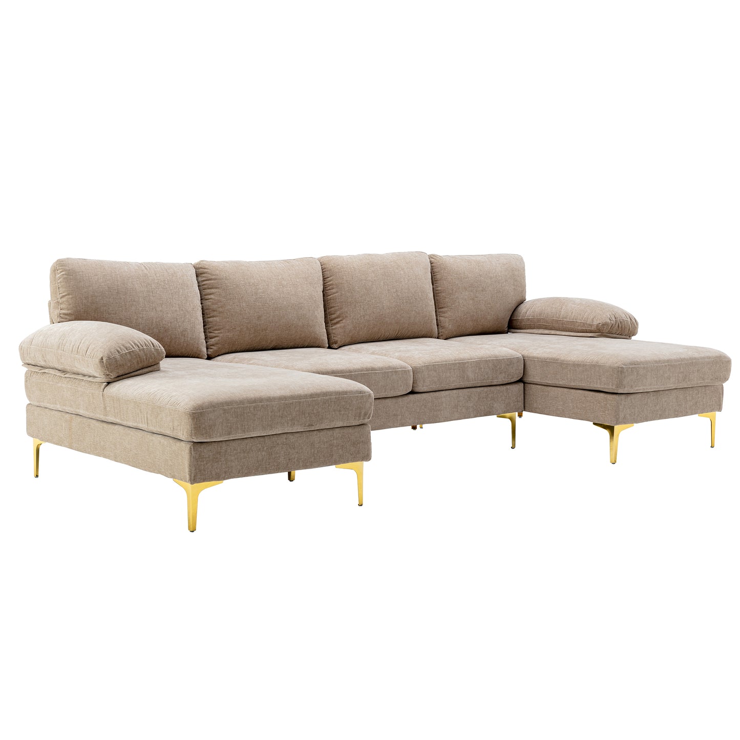 Accentuate Your Living Room with the COOLMORE Sectional Sofa - Stylish, Comfortable, and Versatile Design in Multiple Colors and Sizes Available