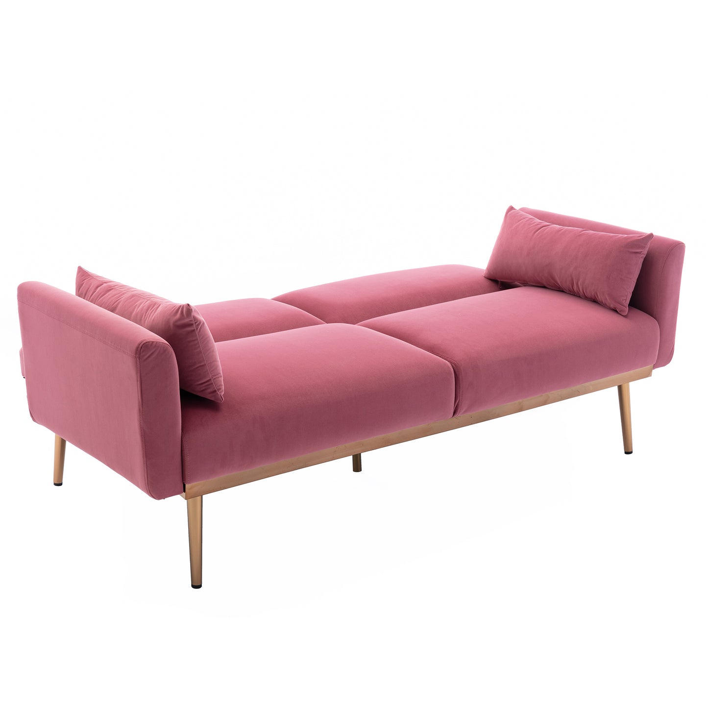 COOLMORE Velvet Sofa - Accent Loveseat with Metal Feet | Stylish and Comfortable Furniture for Your Living Space | Available in Various Colors and Sizes