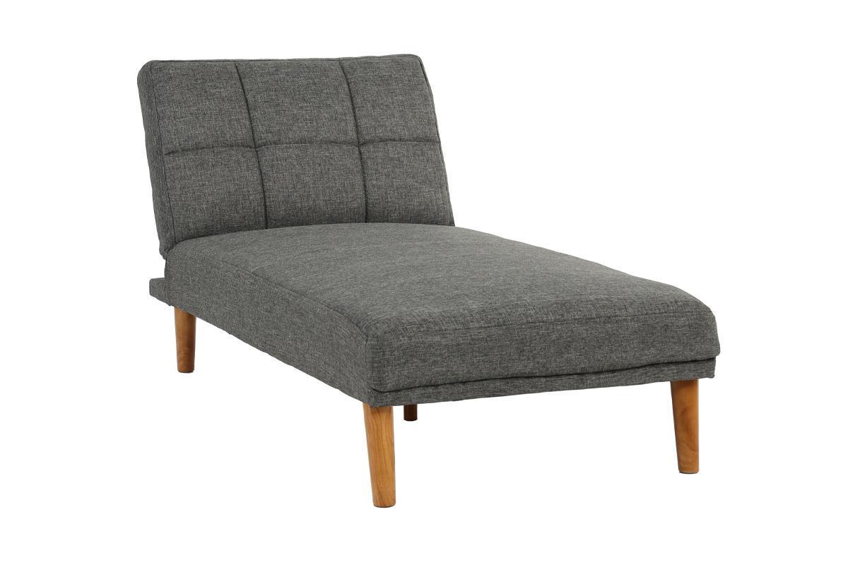 Blue Grey Polyfiber 2pc Sectional Sofa Set: Solid Wood Legs, Tufted Couch, Adjustable Sofa Chaise