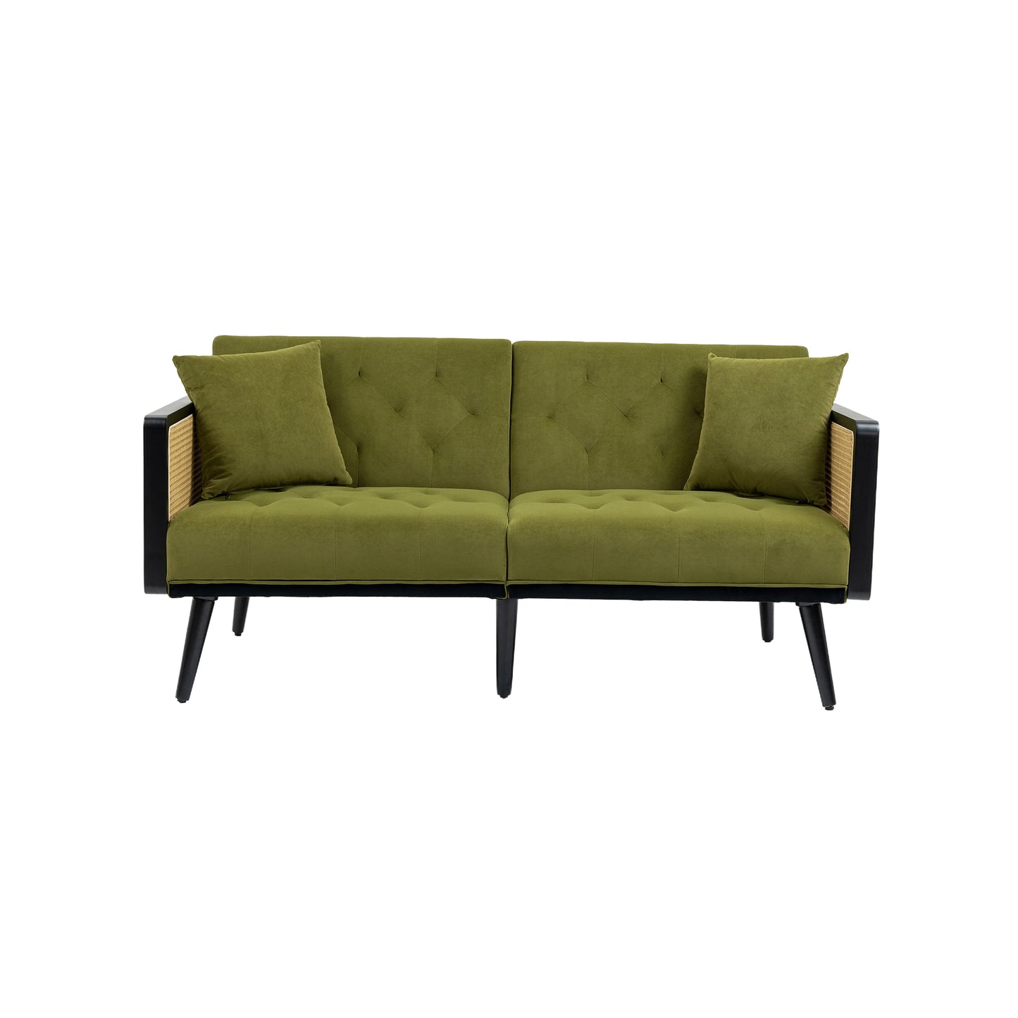 COOLMORE Velvet Sofa: Accent Loveseat with Metal Feet - Stylish and Comfortable Furniture for Your Living Space