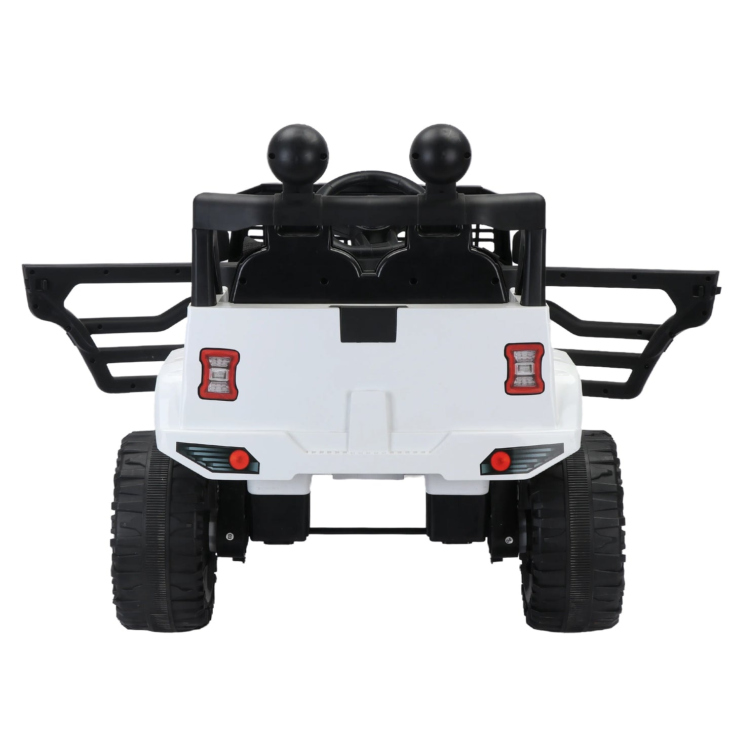 12v7A Kids Ride on Truck Car w/Parents Remote Control, 2.4G, Three-Speed Adjustable, Power Display, USB, MP3, Bluetooth, LED Light, Three-Point Safety Belt