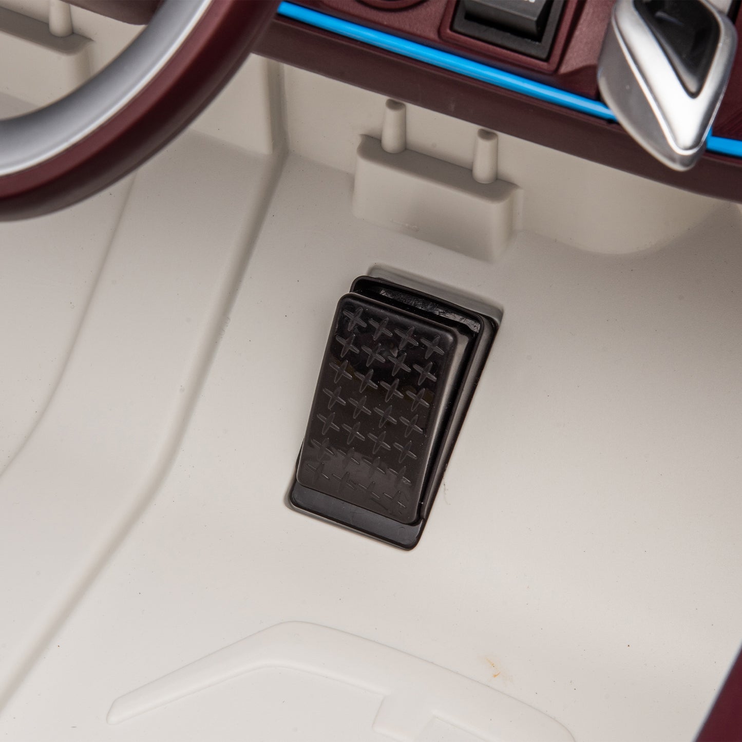 Licensed BMW I4 12V Kids Ride-On Car: 2.4G Remote Control, Electric, 3-Speed, Power Display, USB, MP3, Bluetooth, LED Lights, Safety Belt, Story - Black