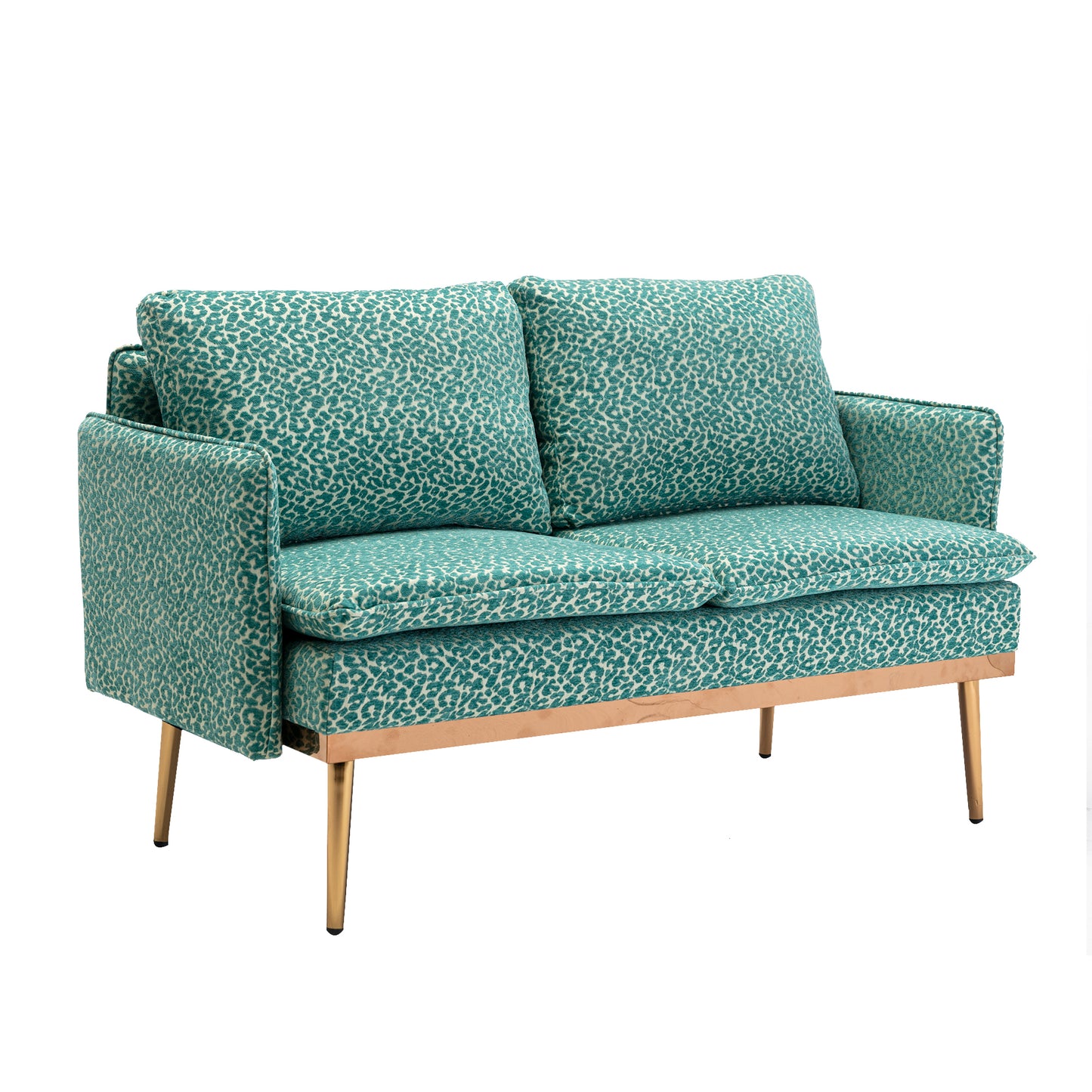 COOLMORE Sofa: Accent Loveseat with Iron Feet - Stylish and Durable Furniture for Your Home or Office - Available in Multiple Colors and Sizes