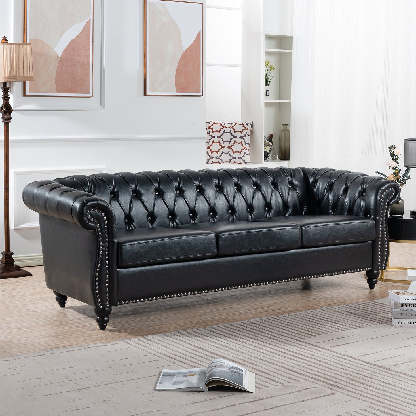 3 Piece Configurable Living Room Set | Stylish & Comfortable Sofas, Loveseat, and Chair | Available in Various Colors and Sizes