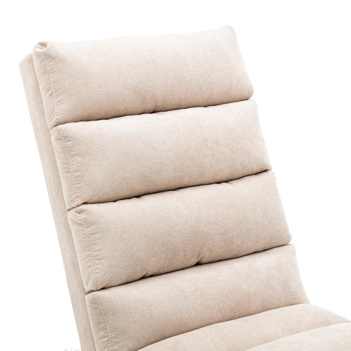 COOLMORE Linen Chaise Lounge: Modern Long Lounger for Office or Living Room - Indoor Chair with Stylish Design, Comfortable Seating, and Versatile Use - Available in Various Colors and Sizes