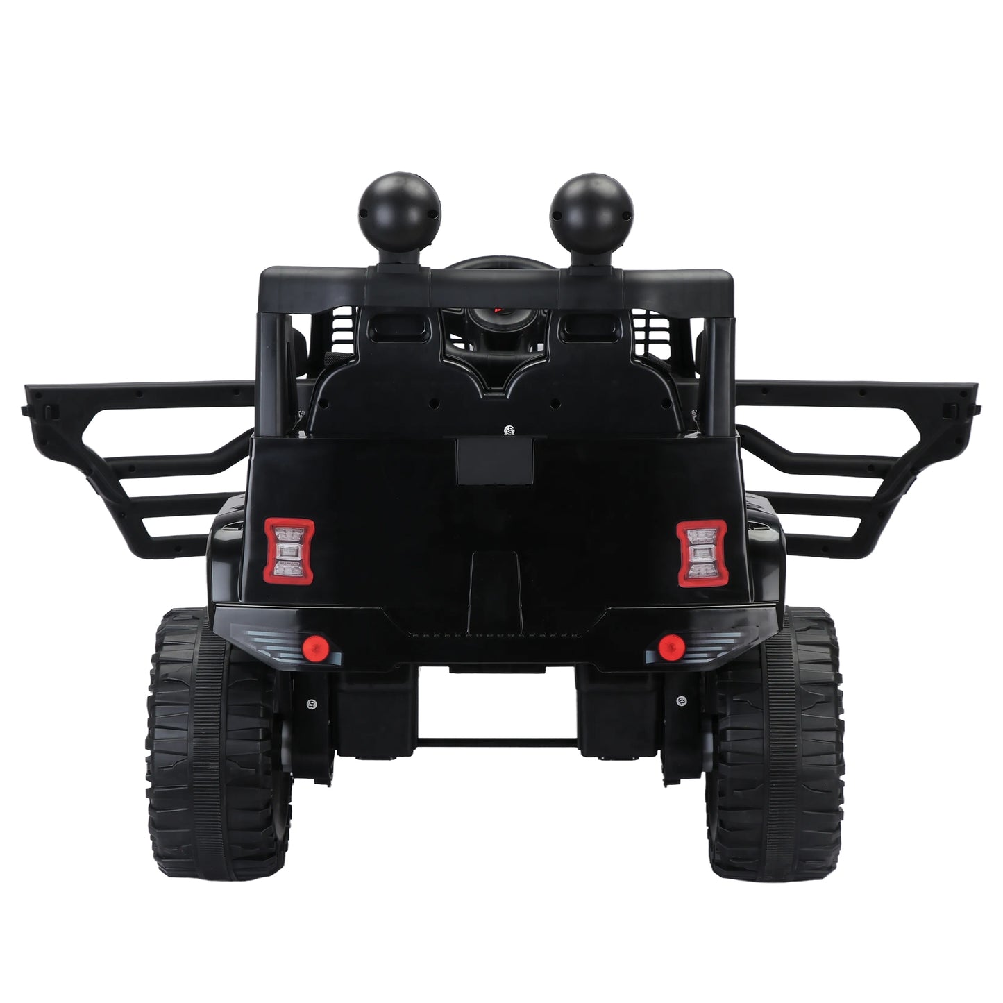 12V7A Kids Ride on Truck 2.4G with Parents Remote Control, Electric Car for Kids, Three Speed Adjustable, Power Display, USB, MP3, Bluetooth, LED Light, Three-Point Safety Belt - Ride on Truck Car for Kid