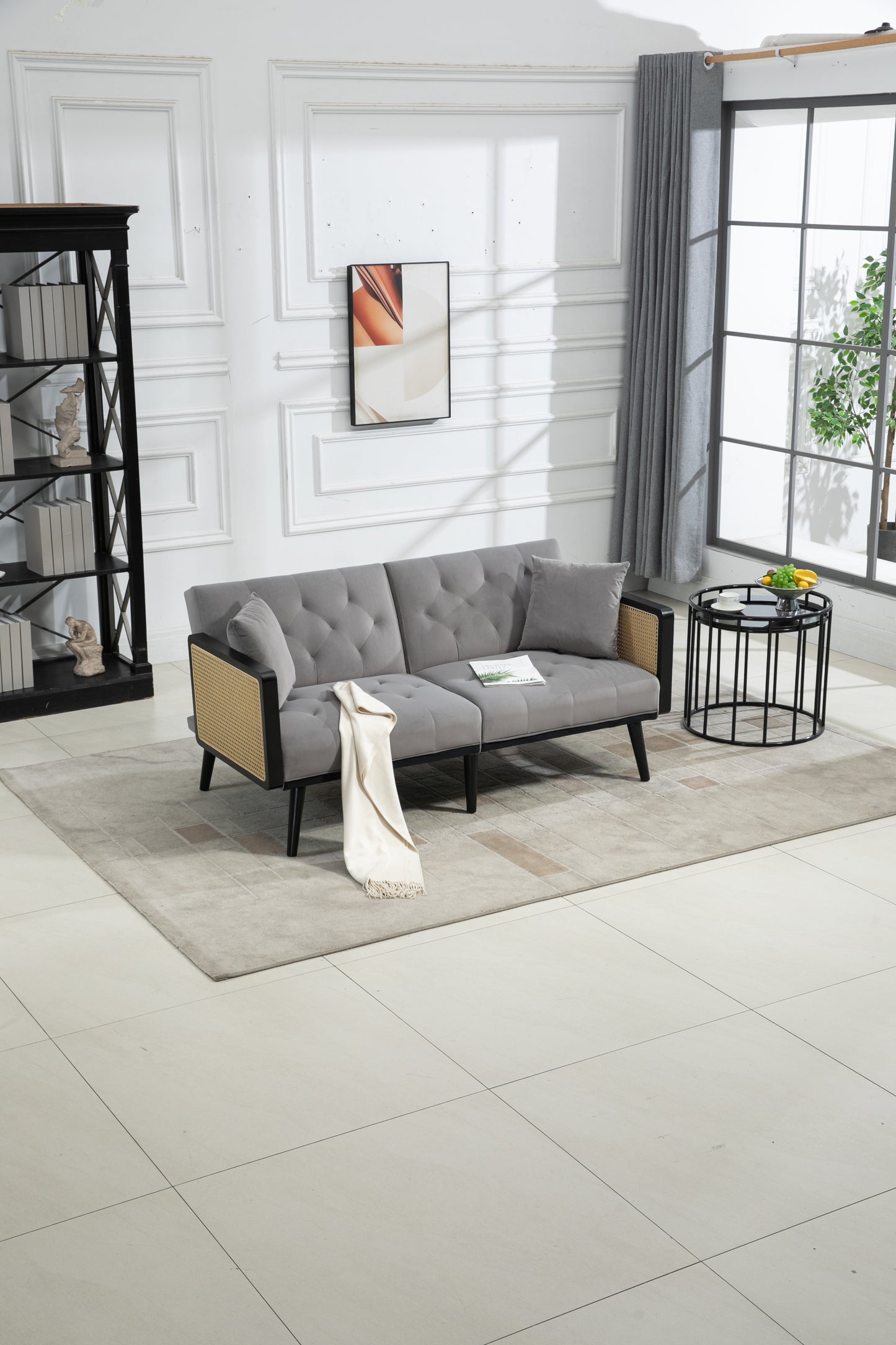 COOLMORE Velvet Sofa: Accent Loveseat with Metal Feet - Stylish, Comfortable, and Chic Design, Available in Multiple Sizes and Colors