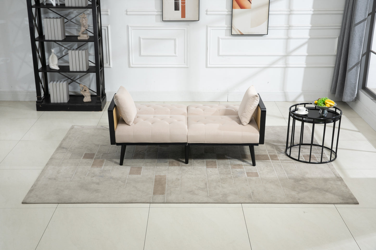 COOLMORE Velvet Sofa: Accent Loveseat with Metal Feet - Stylish, Comfortable, Size Options, Multiple Colors