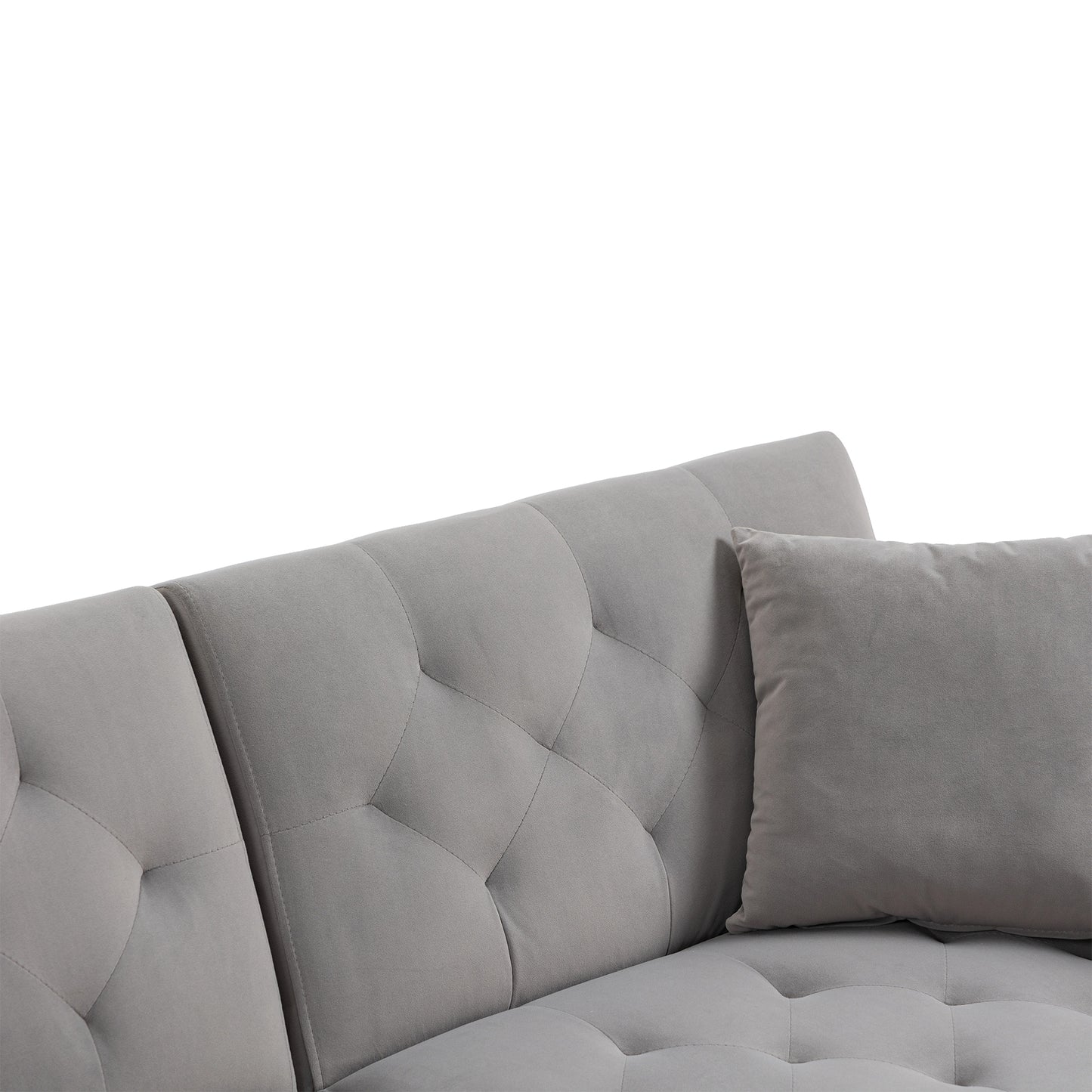 COOLMORE Velvet Sofa: Accent Loveseat with Metal Feet - Stylish, Comfortable, and Chic Design, Available in Multiple Sizes and Colors