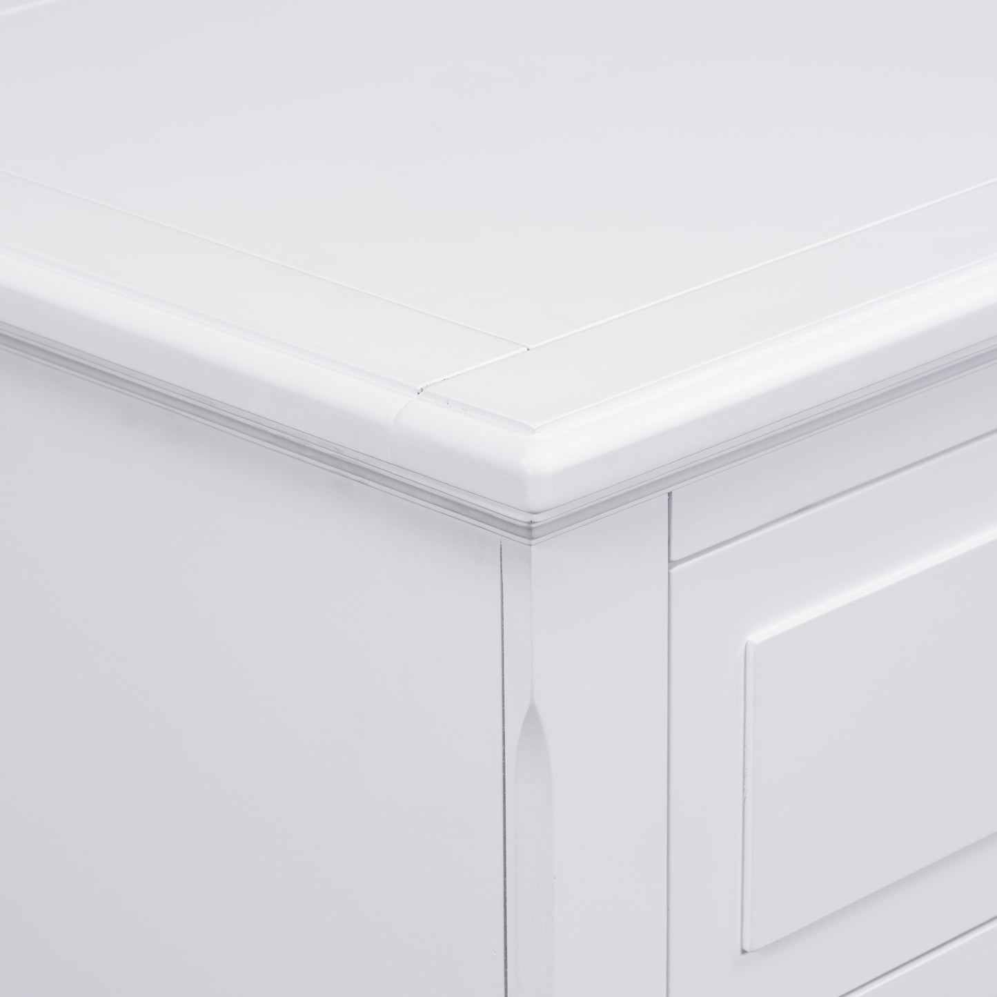 3-Drawer Nightstand Storage Wood Cabinet