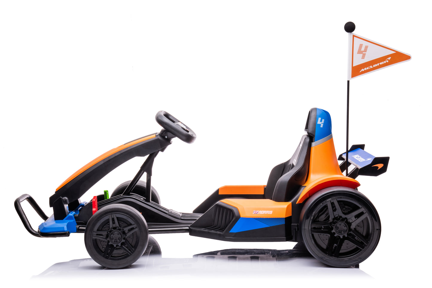 Licensed 24V Battery Powered Drift Car: Patented McLaren Go Kart, 12km/h Speed, Color Options