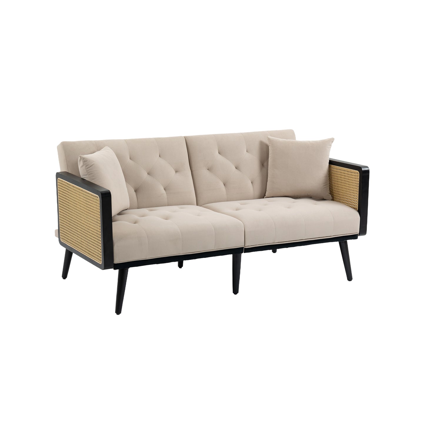 COOLMORE Velvet Sofa: Accent Loveseat with Metal Feet - Stylish, Comfortable, Size Options, Multiple Colors