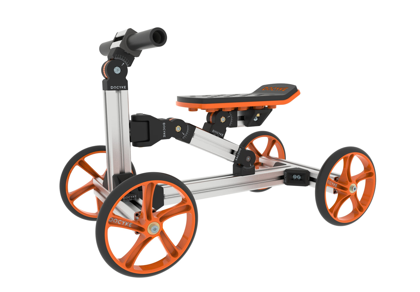 KidRock Buildable Kit 20 in 1 Kids Balance Bike No Pedal Toy: Construction Kit Kids Sit/Stand Scooter - Most Popular M Kit (Non Electric)
