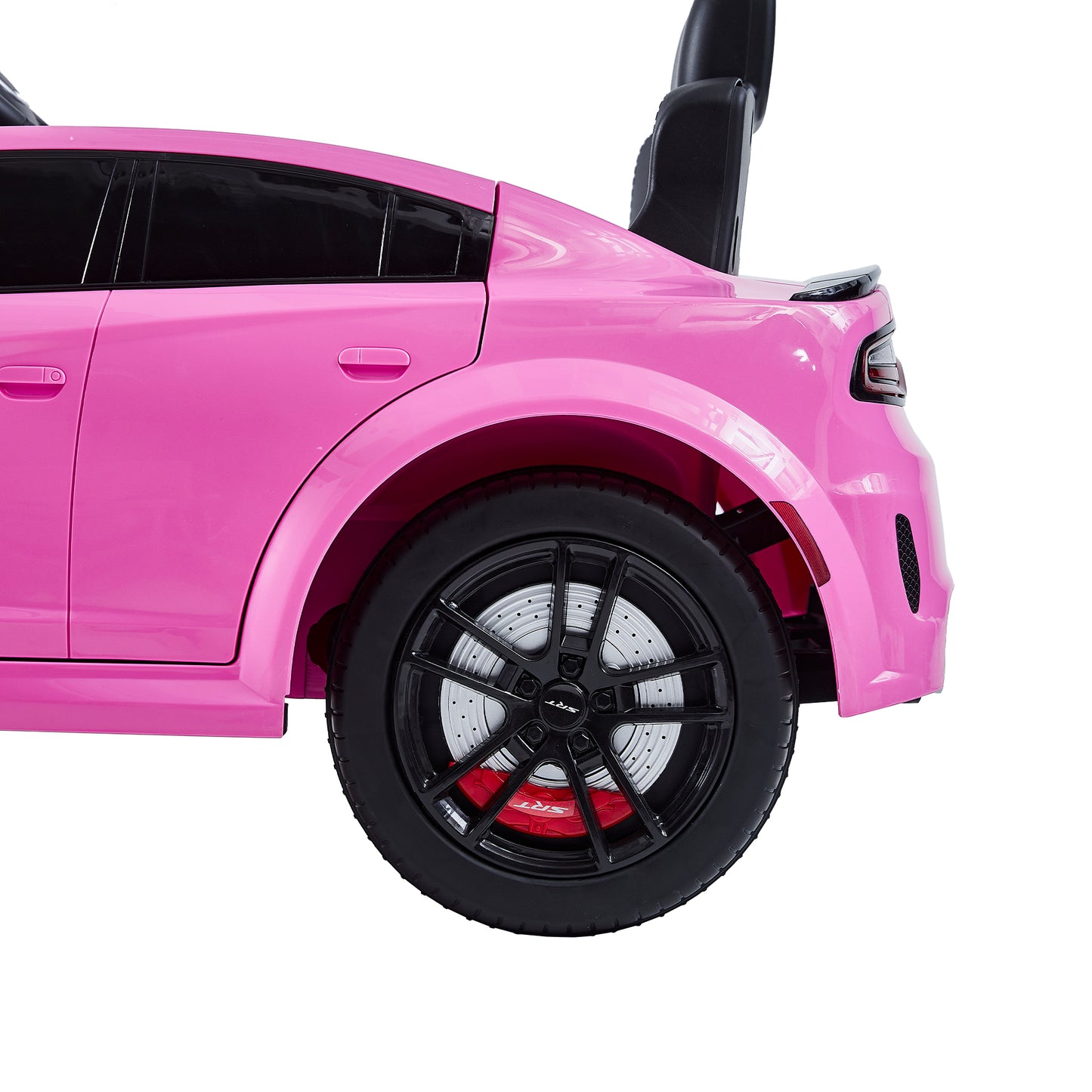 12v Kids Ride On Car with Remote Control, Three Speeds, Power Display, Slow Start, USB, MP3, Bluetooth, LED Light, Four Wheel Suspension - Licensed DODGE Charger