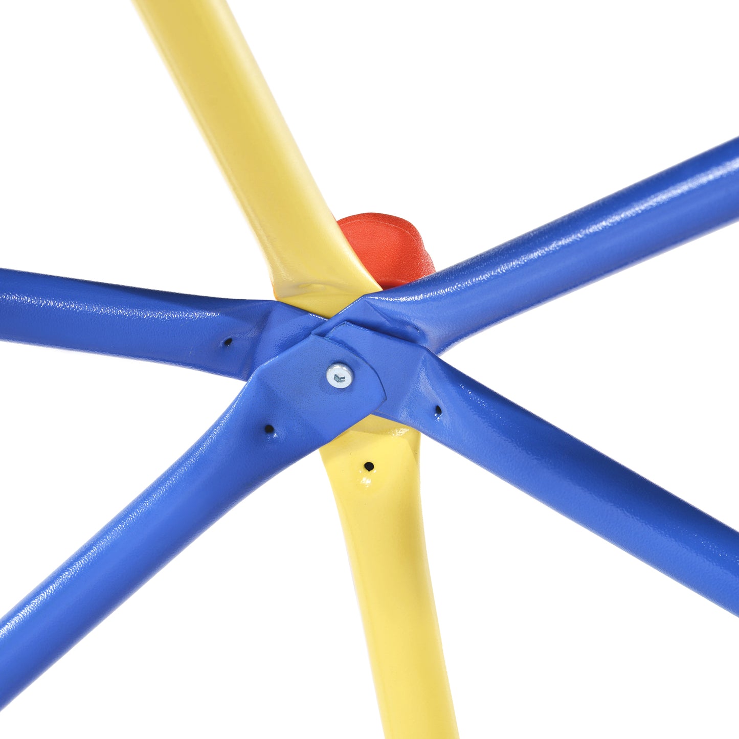 Kids Climbing Dome Jungle Gym - 10 ft Geometric Playground Dome Climber Play Center: Rust & UV Resistant Steel, Supports 1000 LBS