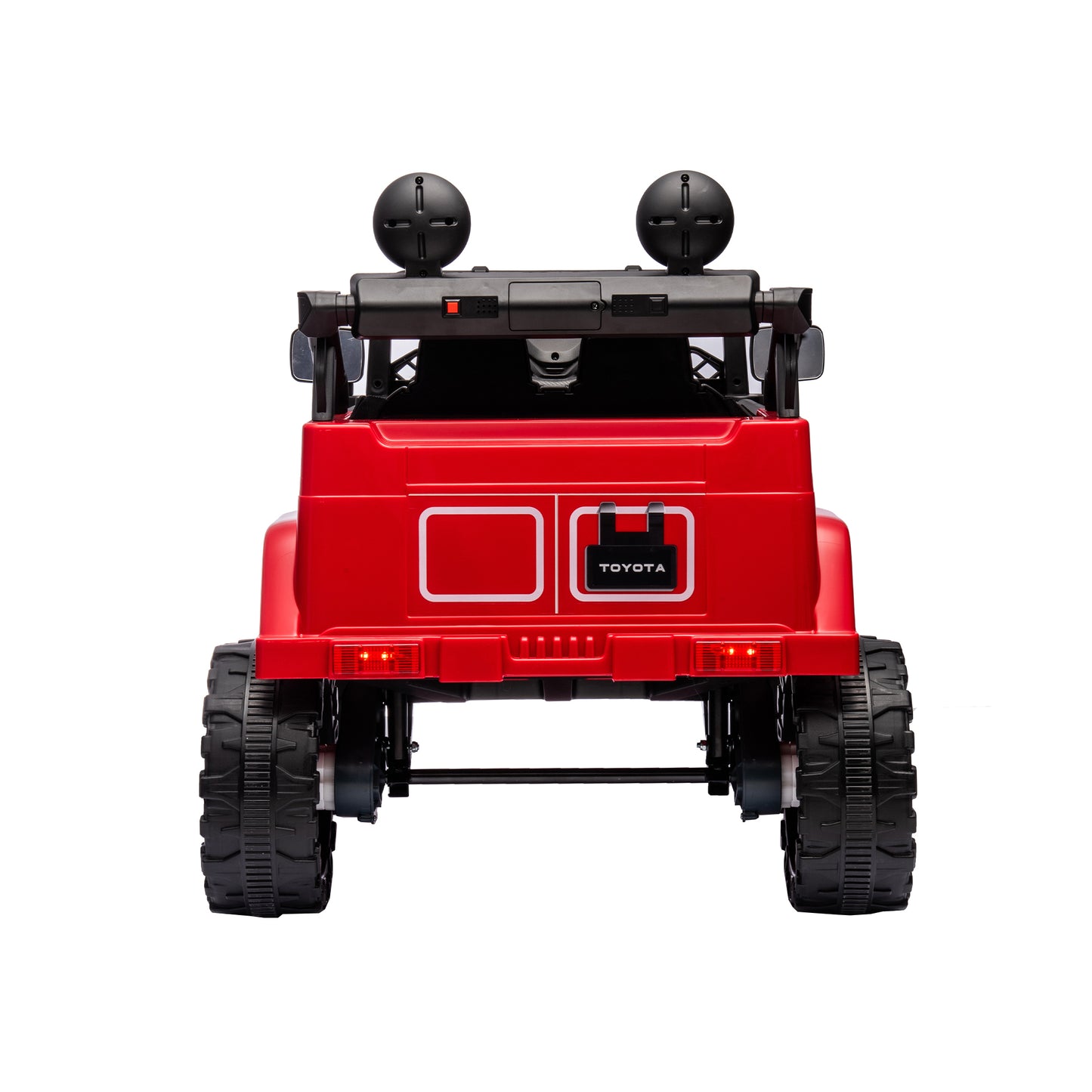 Licensed Toyota FJ Cruiser 12V Kids Ride On Car - Remote Control, Adjustable Speed, Power Display, USB/MP3/Bluetooth, LED Light, Safety Belt (Various Colors/Sizes)