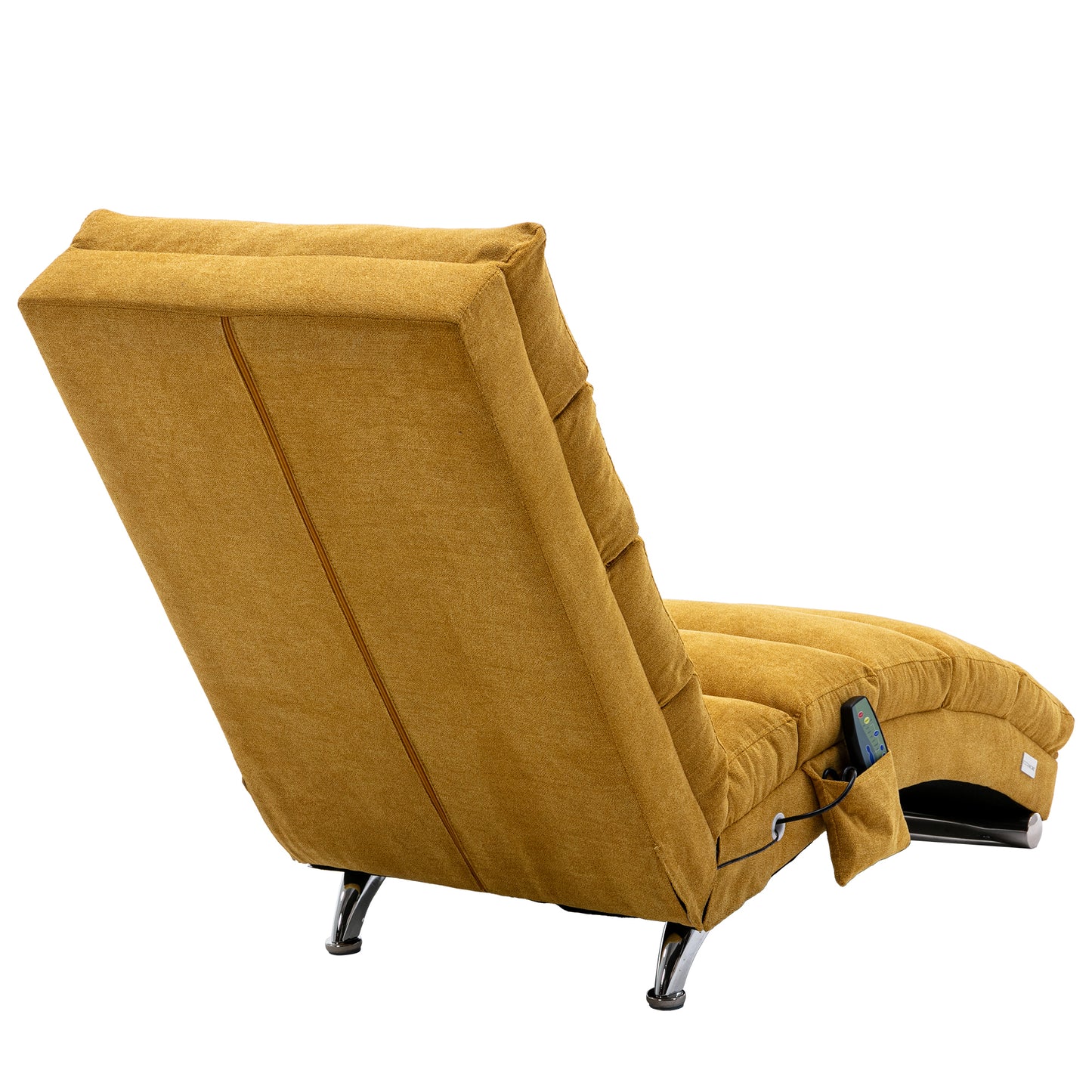 Linen Chaise Lounge Indoor Chair: Modern Long Lounger for Office or Living Room - COOLMORE.
