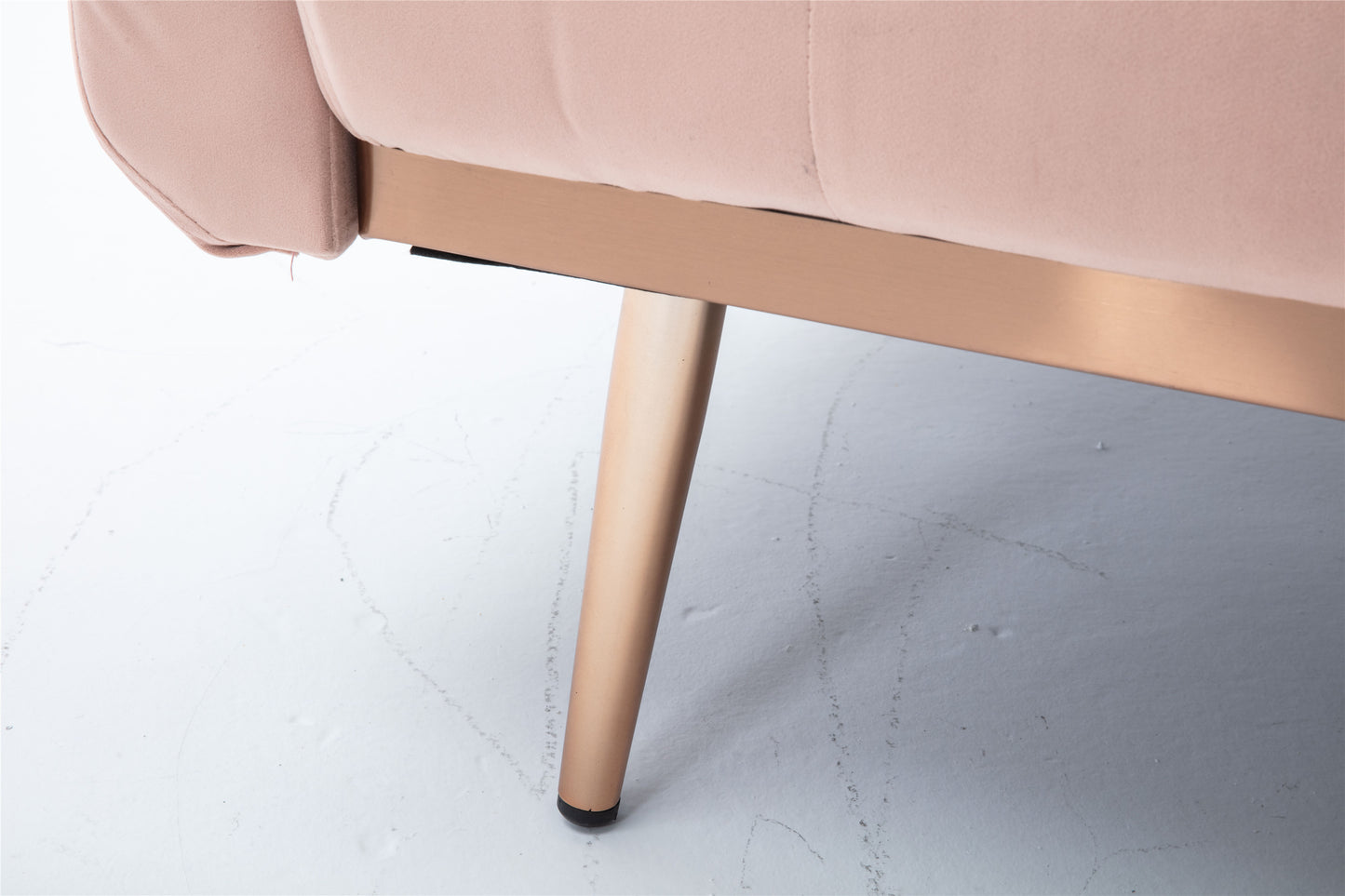 COOLMORE Velvet Sofa: Accent Loveseat with Rose Gold Metal Feet - Stylish and Luxurious Seating in Unique Color Options!