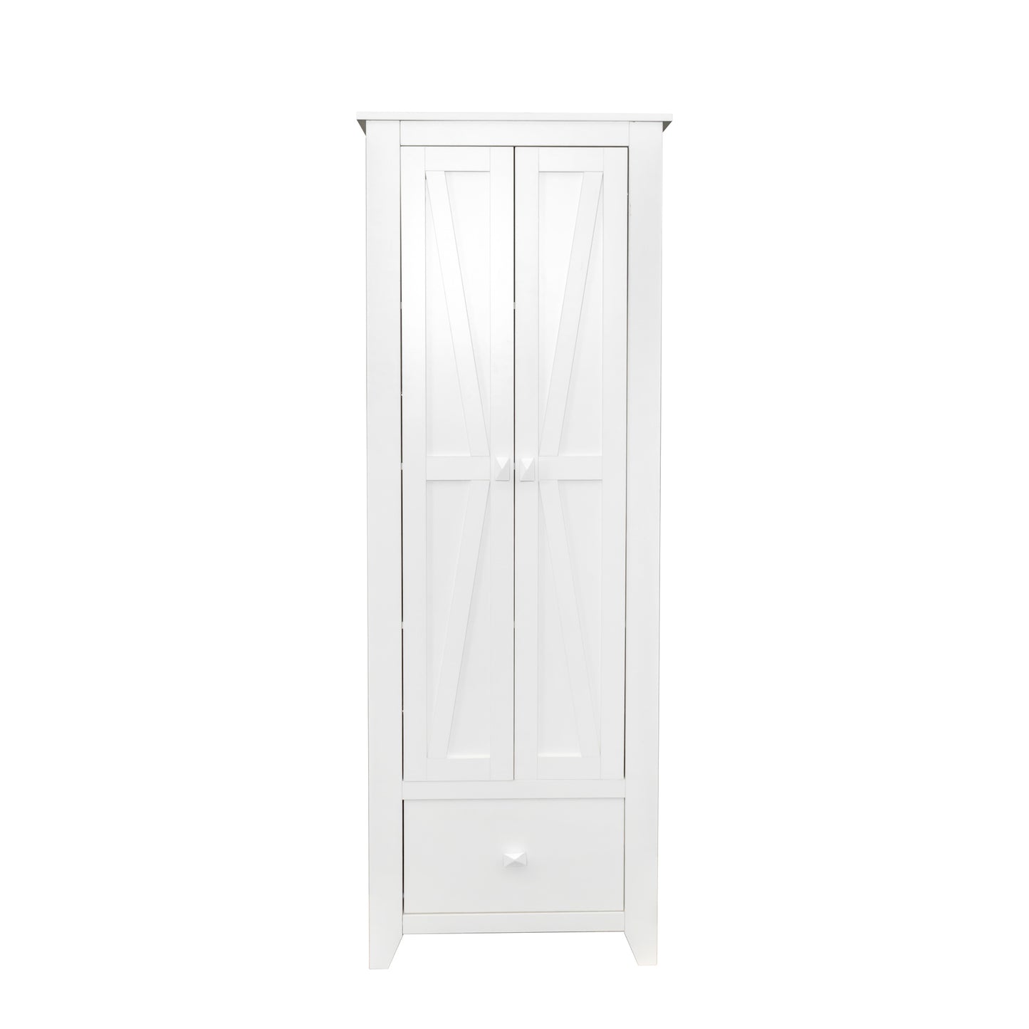 Home Wide Storage Cabinet, 30",WHITE